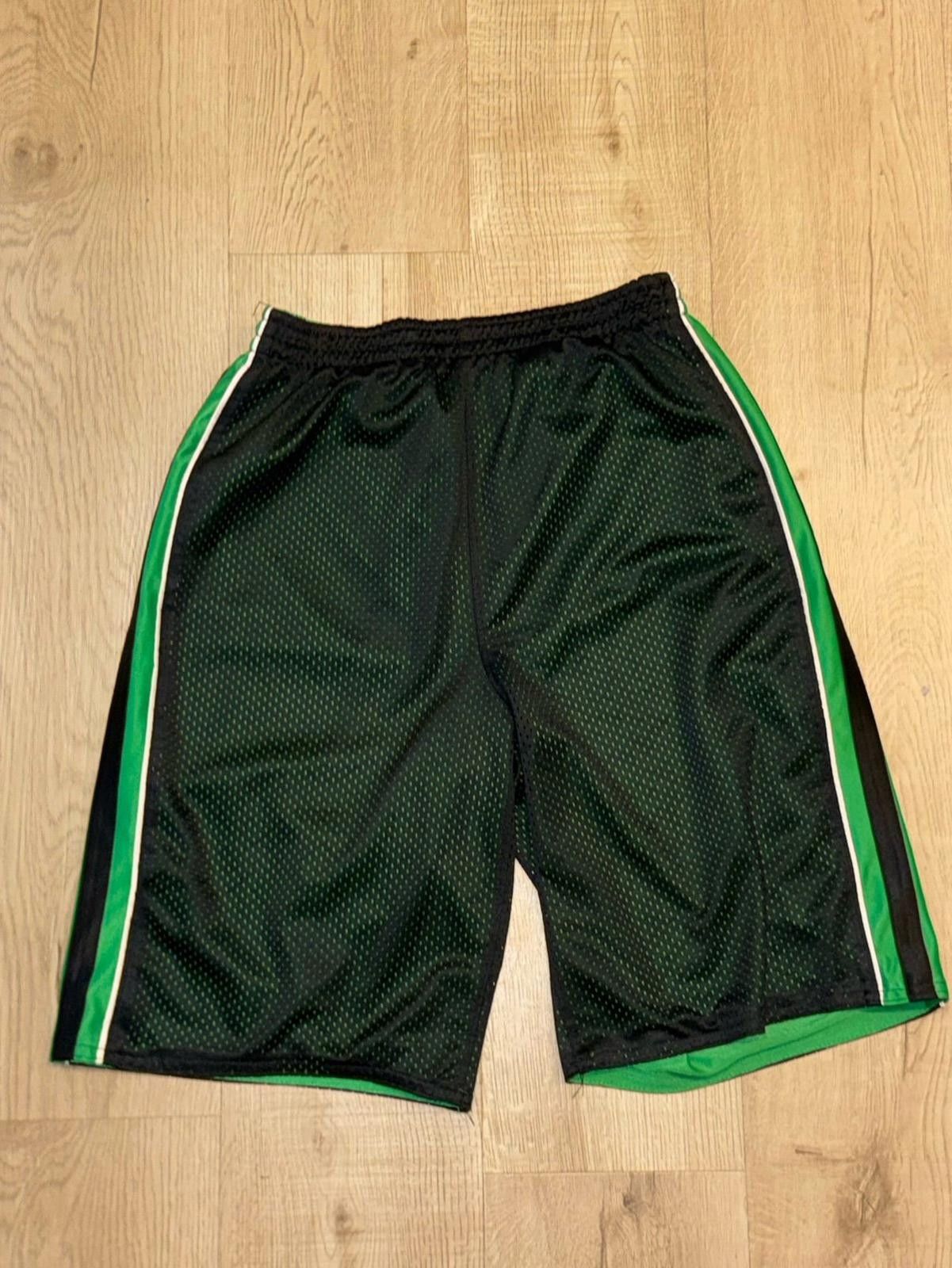 Nike Nylon Green Money Dazzle Hoops Mesh Shorts Mens MD Rare Size US 32 / EU 48 - 2 Thumbnail