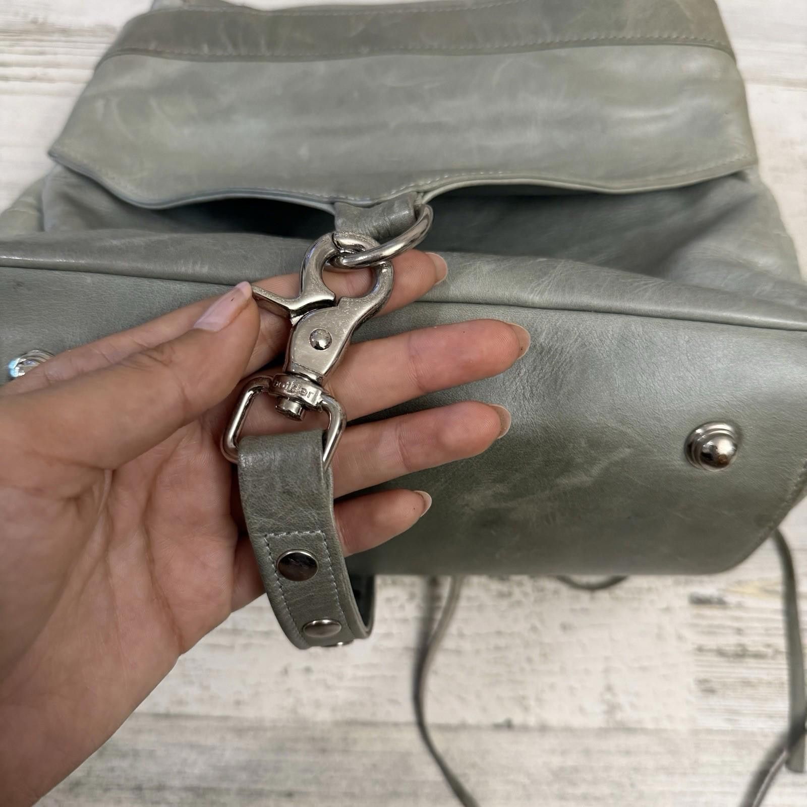 Designer Leather Mint Boktier Shoulder Bag Size ONE SIZE - 4 Thumbnail