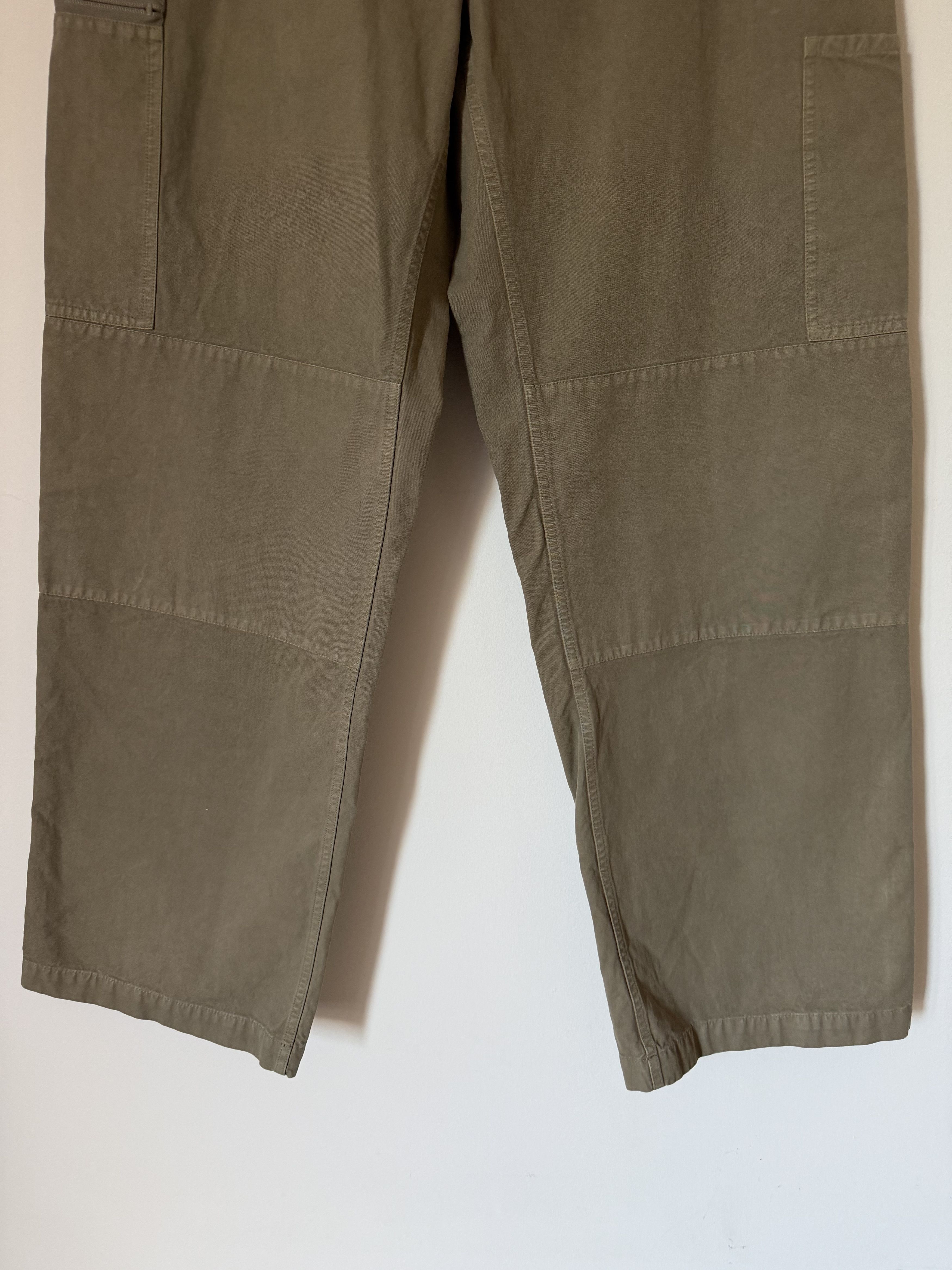 MM6 MM6 Maison Margiela Double Knee Cargo Pants in Khaki Green Size US 34 / EU 50 - 3 Thumbnail