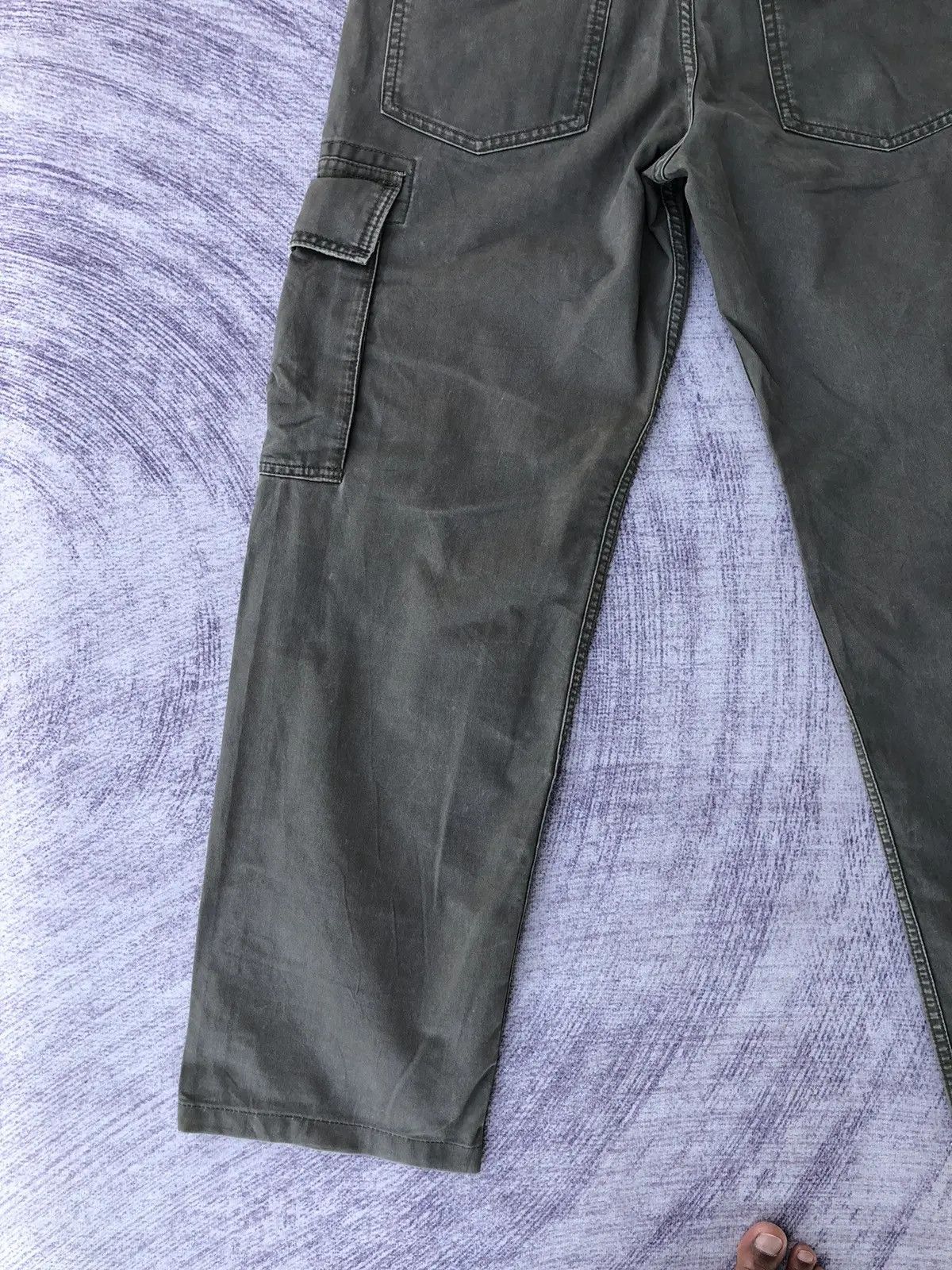 Japanese Brand × Oshkosh Faded Green Cargo oshKosh Multipocket Tactical Pants Size US 30 / EU 46 - 10 Thumbnail