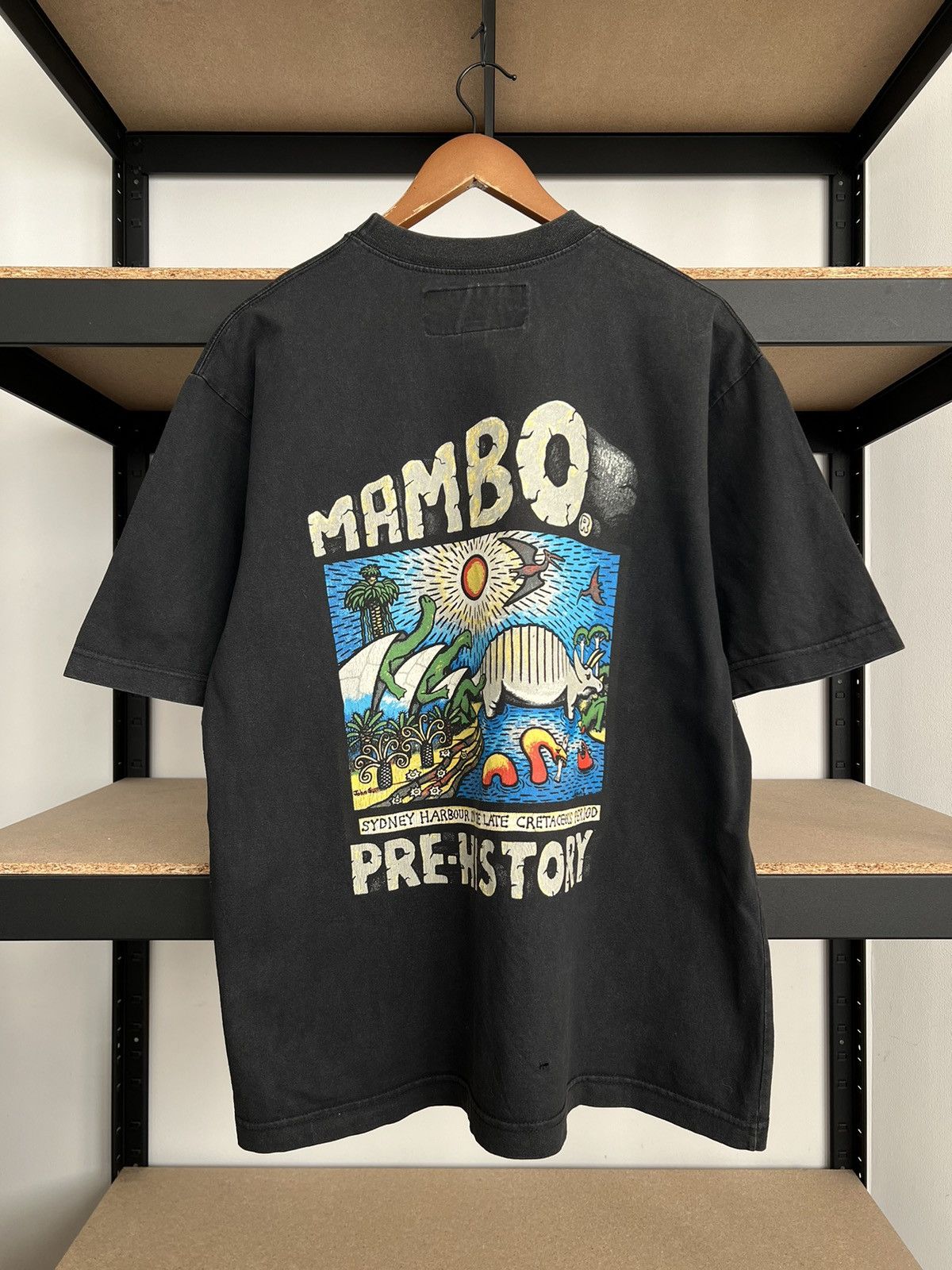 Mambo Vintage 90s Mambo Pre-History Dinosaurs Surf Australia Tee Size US M / EU 48-50 / 2 - 2 Thumbnail