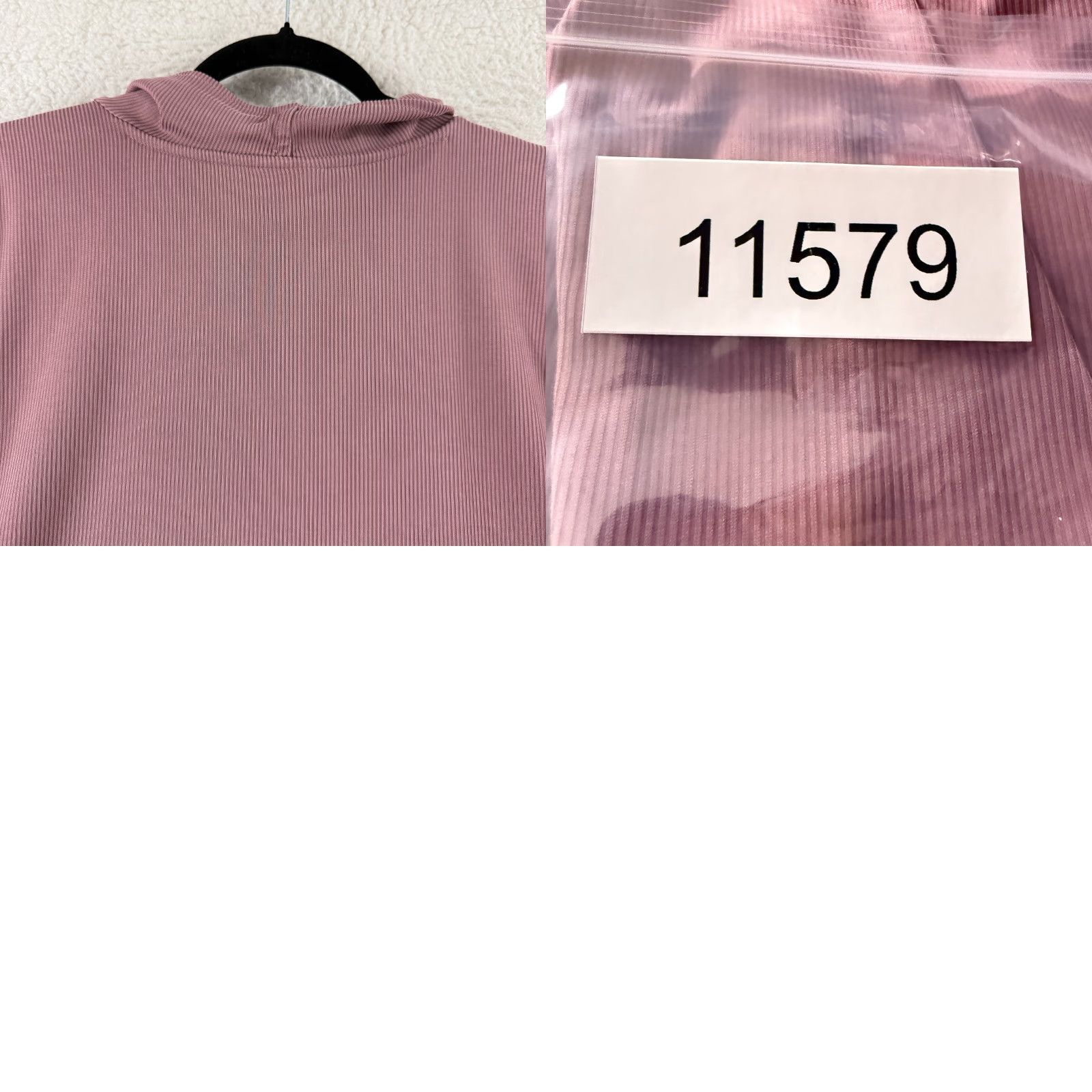 J. Jill J. Jill Top Womens Medium Mauve Pink Cowl Neck Ribbed Long Sleeve Pullover Shirt Size M / US 6-8 / IT 42-44 - 9 Thumbnail