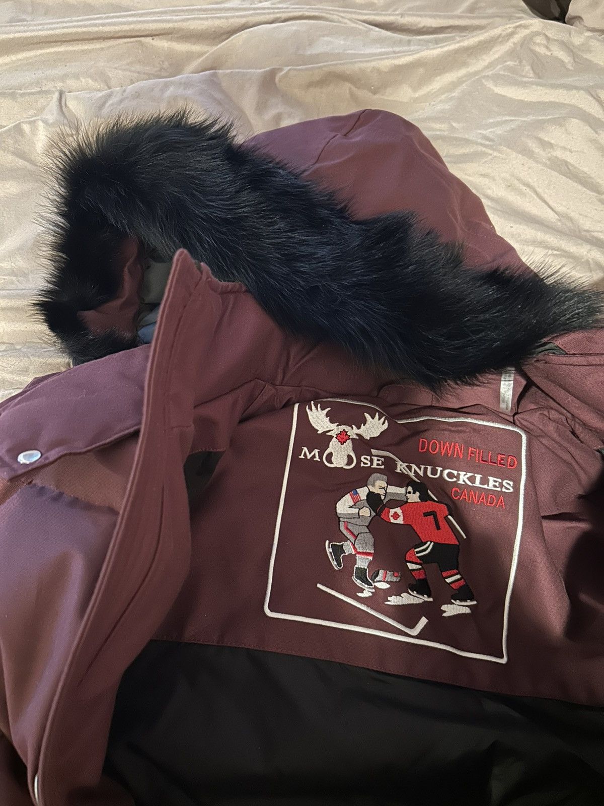 Moose Knuckles Moose Knuckle Burgundy Jacket Size US S / EU 44-46 / 1 - 9 Thumbnail