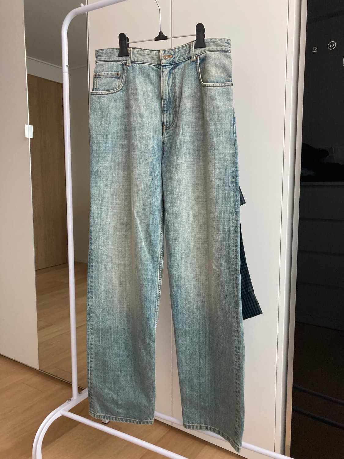 Balenciaga Balenciaga SS21 Hybrid Flannel Denim | Grailed