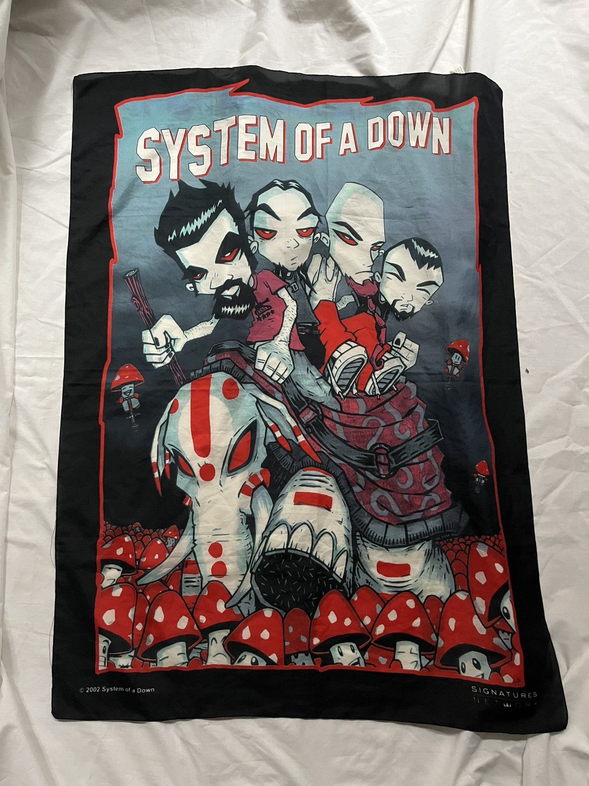 Vintage Vintage 2002 System of a Down Shawl / Scarf Size ONE SIZE - 1 Thumbnail