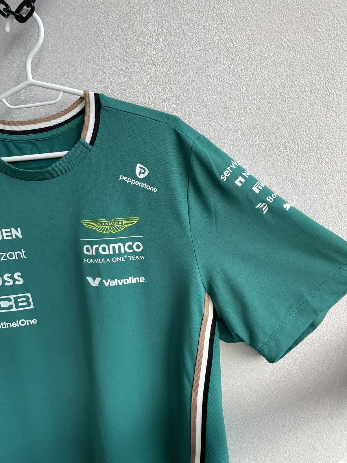 Formula 1 Aston Martin F1 Team Fernando Alonso #14 Aramco T-Shirt Tee Size US L / EU 52-54 / 3 - 14 Thumbnail