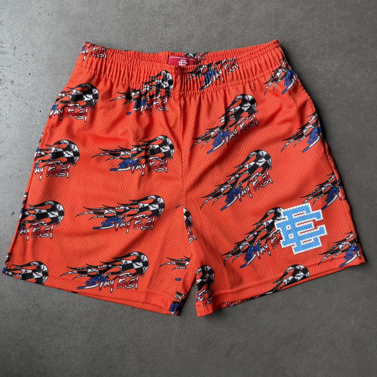 Eric Emanuel x Matty Boy Shorts Orange Size L