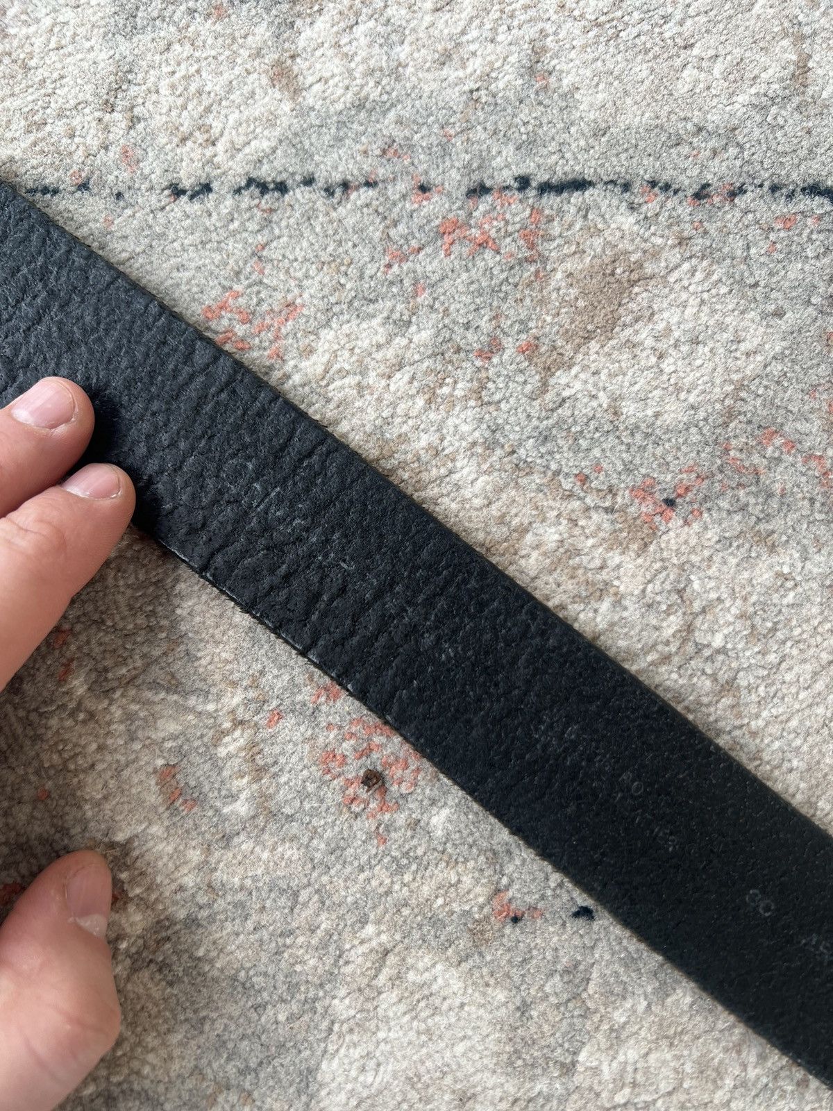 Calvin Klein × Vintage Vintage Calvin Klein Jeans Leather Belt Size ONE SIZE - 5 Thumbnail