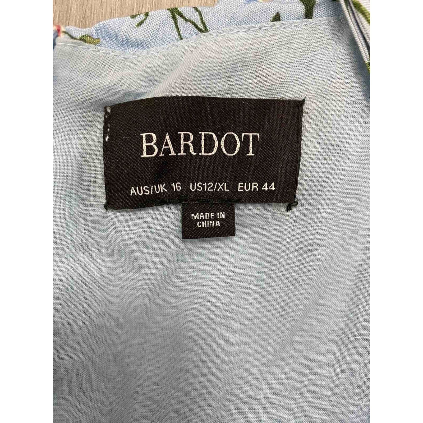Barbour BARDOT prom Blue Adjustable Square Neck Cocktail XL A000496 Size XL / US 12-14 / IT 48-50 - 8 Thumbnail