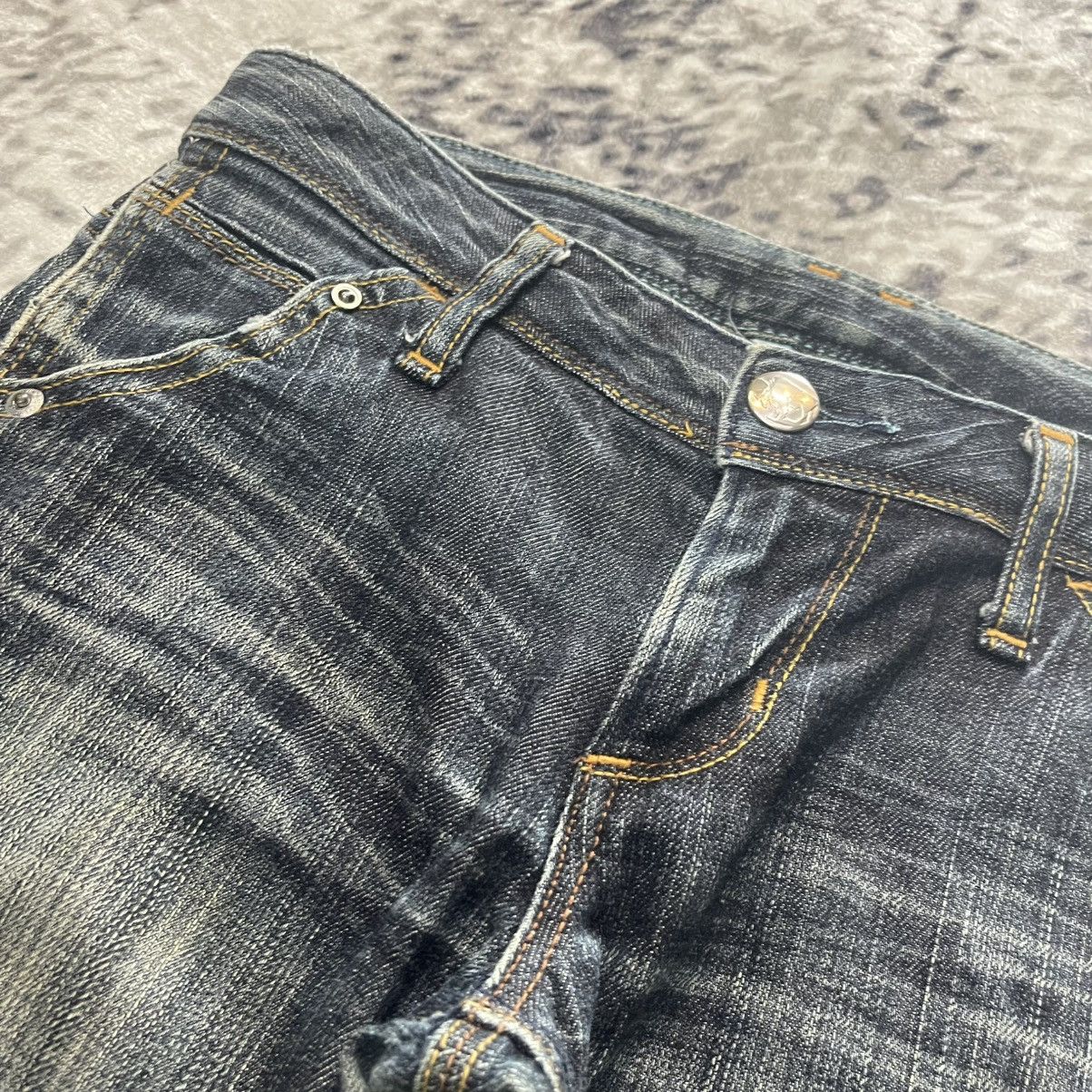 GOSTAR DE FUGA Gergia Love Fade Wash Embroidered Jeans Size 28" / US 6 / IT 42 - 9 Thumbnail