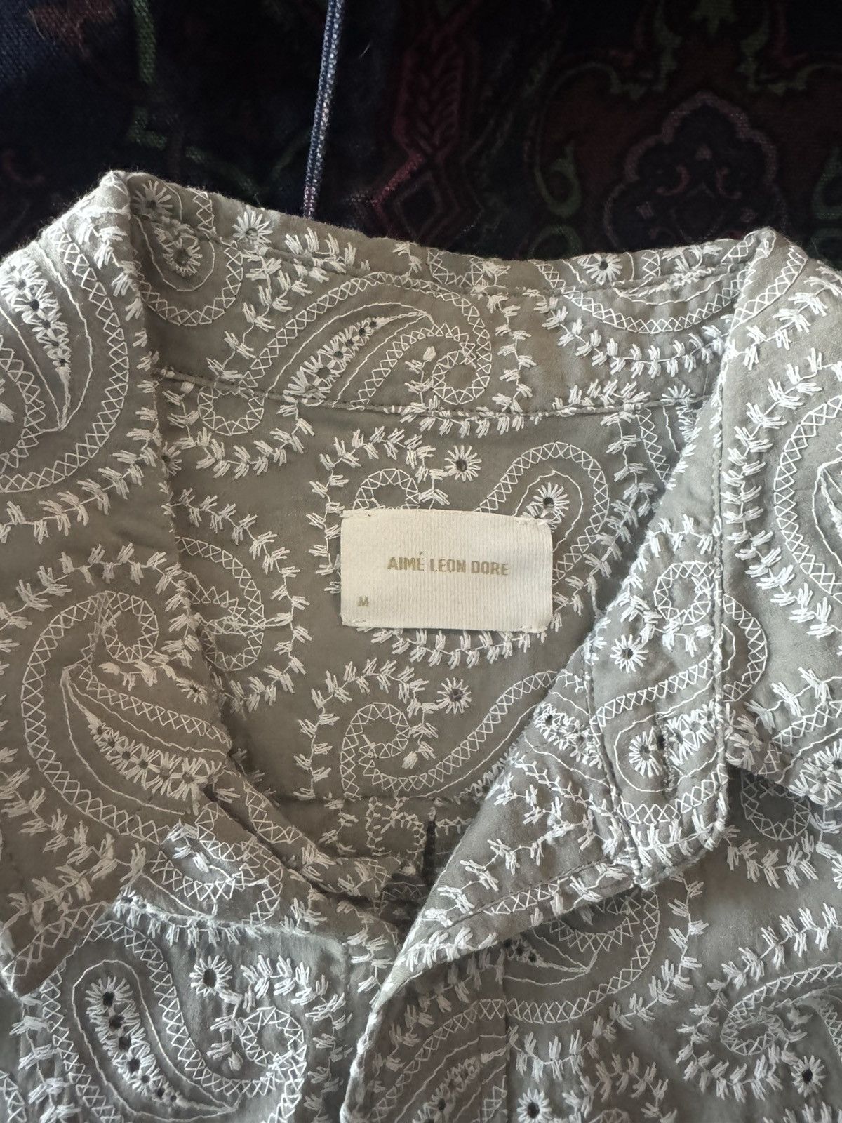 Aime Leon Dore Aime Leon Dore Paisley Long Sleeve Button Up Size US M / EU 48-50 / 2 - 3 Thumbnail