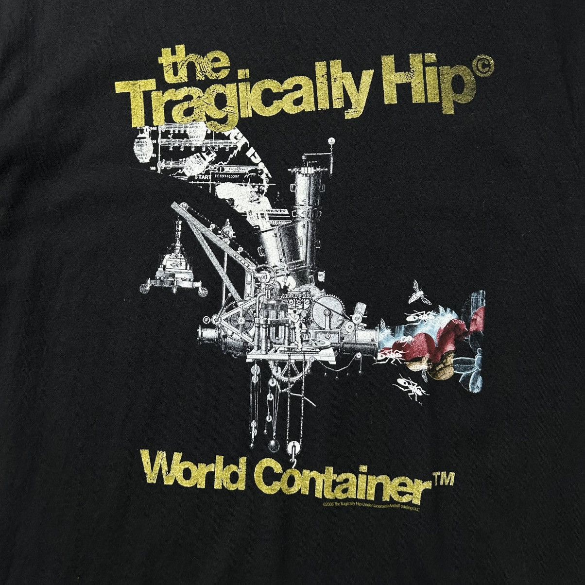 Vintage The Tragically Hip World Container 2006 Graphic T-Shirt Size US L / EU 52-54 / 3 - 2 Thumbnail