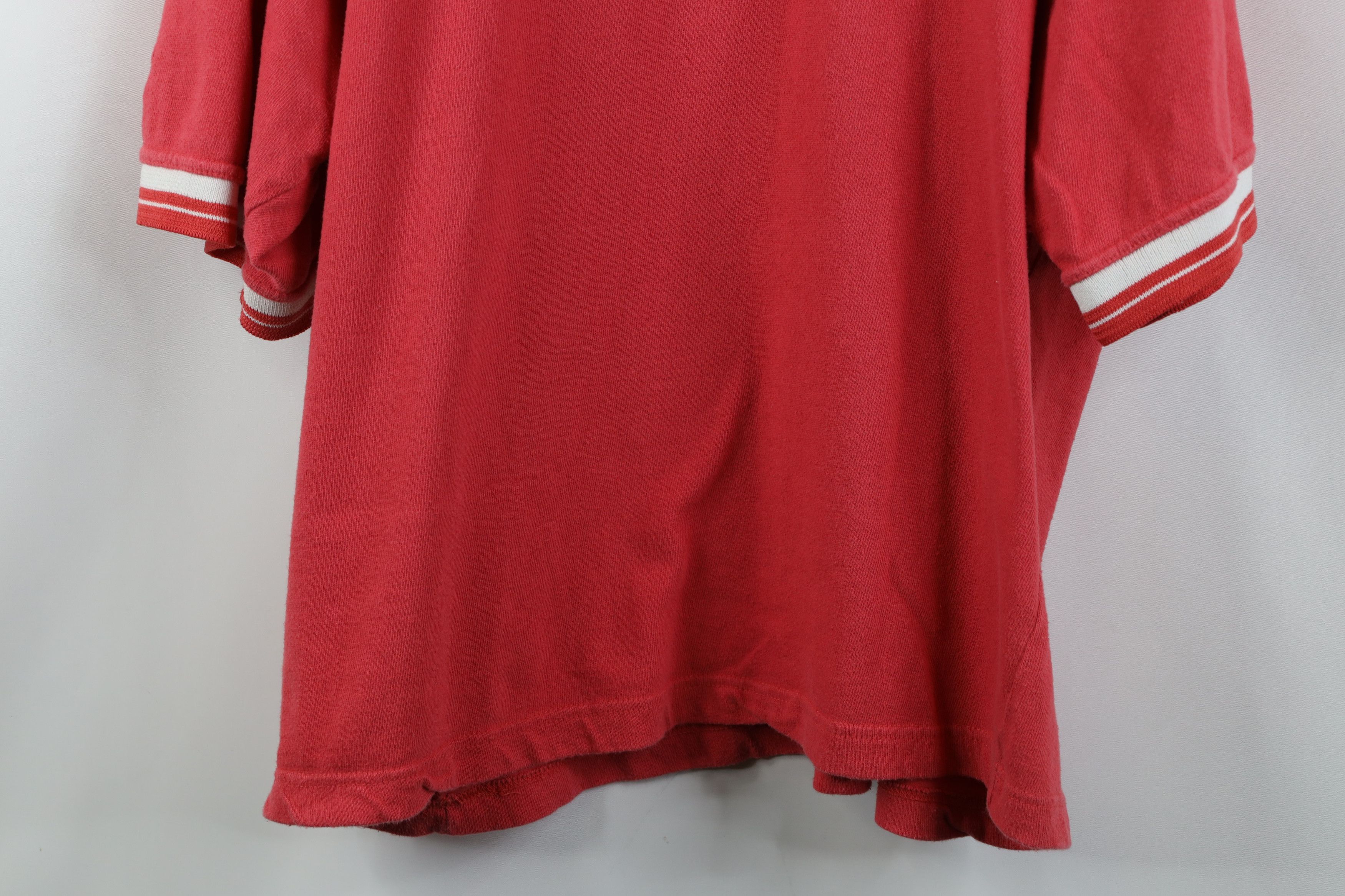 Starter Vintage 90s Starter Red Wings Ribbed Knit Ringer T-Shirt Size US XL / EU 56 / 4 - 13 Thumbnail