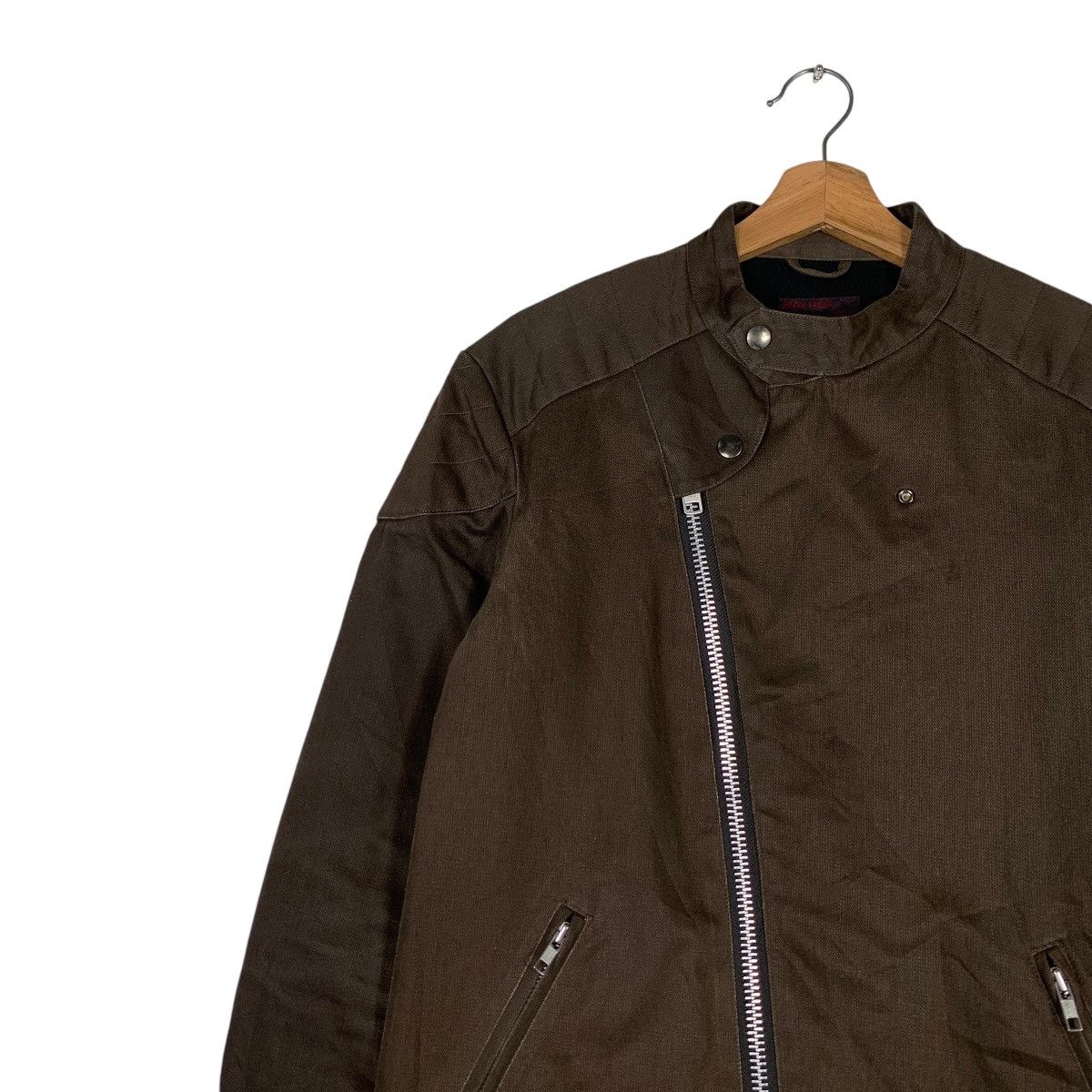 Japanese Brand REATS TAILOR ZAZOUS Asymmetrical Jacket #1285-C58 Size US S / EU 44-46 / 1 - 6 Thumbnail