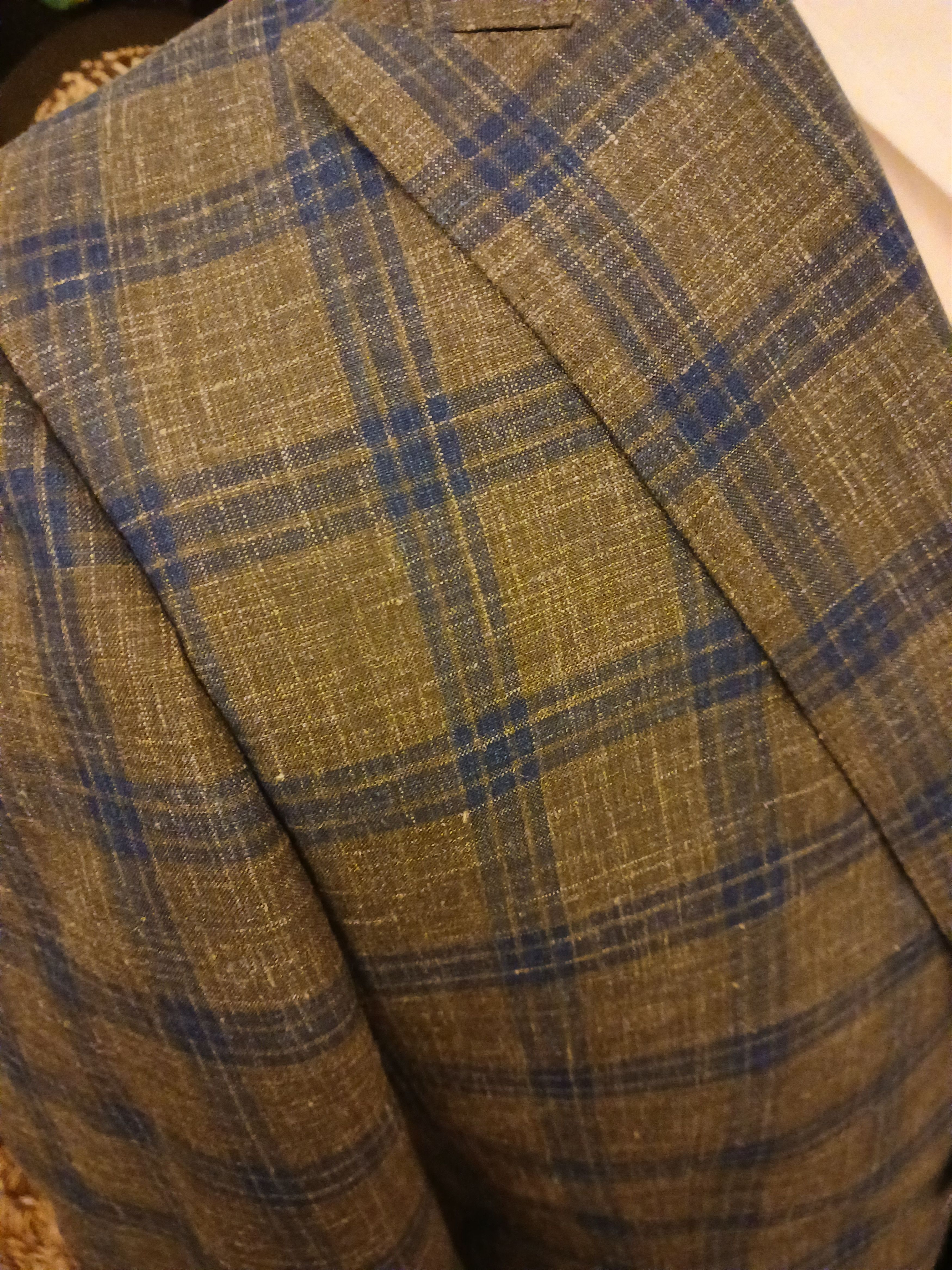 Indochino NWT Wool Blend Plaid Slim Fit 3 Piece Suit Size 40R - 5 Thumbnail