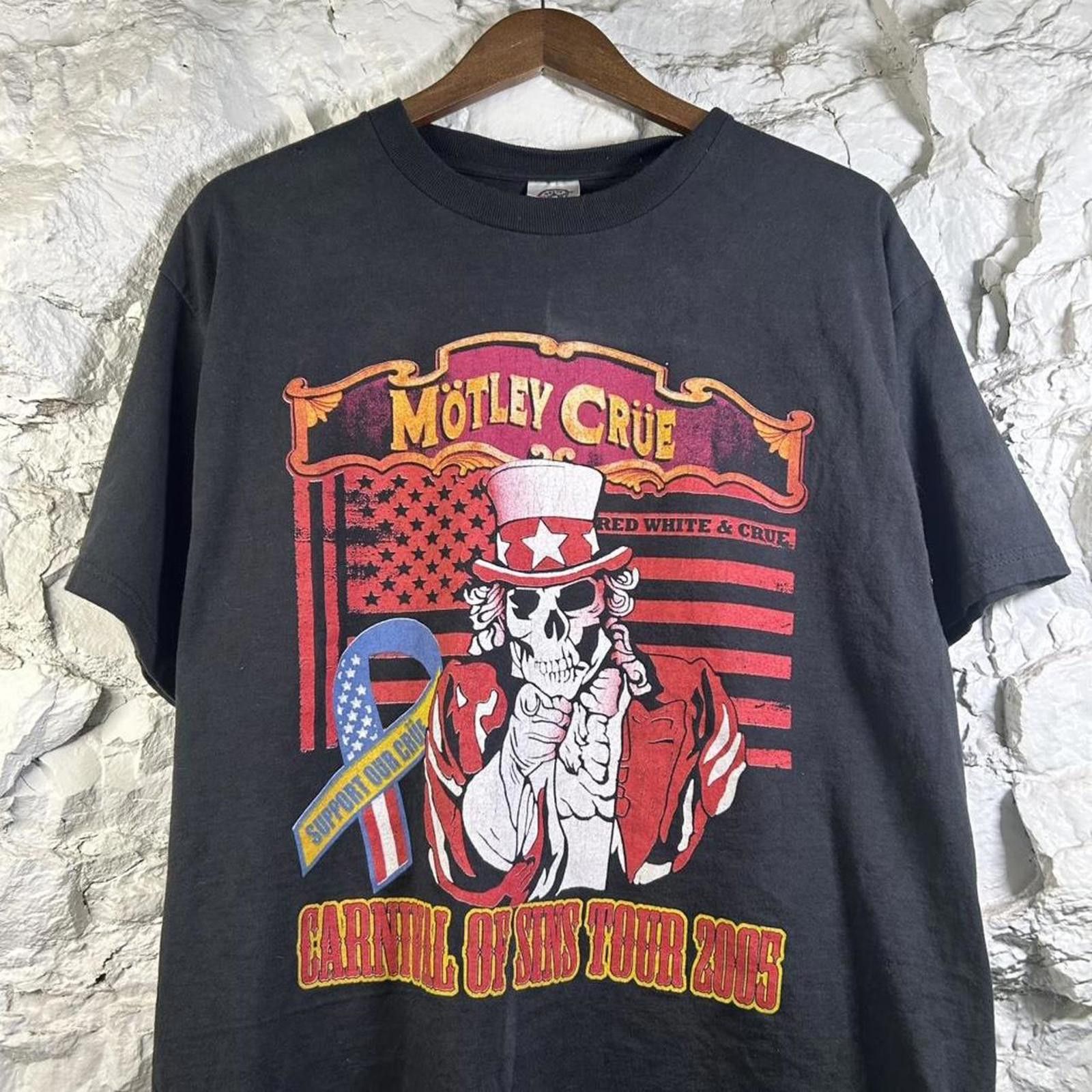 Other 2005 Motley Crue Sum 41 Carnival Of Sins Tour T-shirt Size US L / EU 52-54 / 3 - 5 Thumbnail