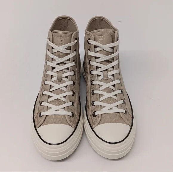 Valentino Valentino Toile Iconographe Flocked Sneakers - EU43.5/US10.5 Size US 10.5 / EU 43-44 - 3 Thumbnail