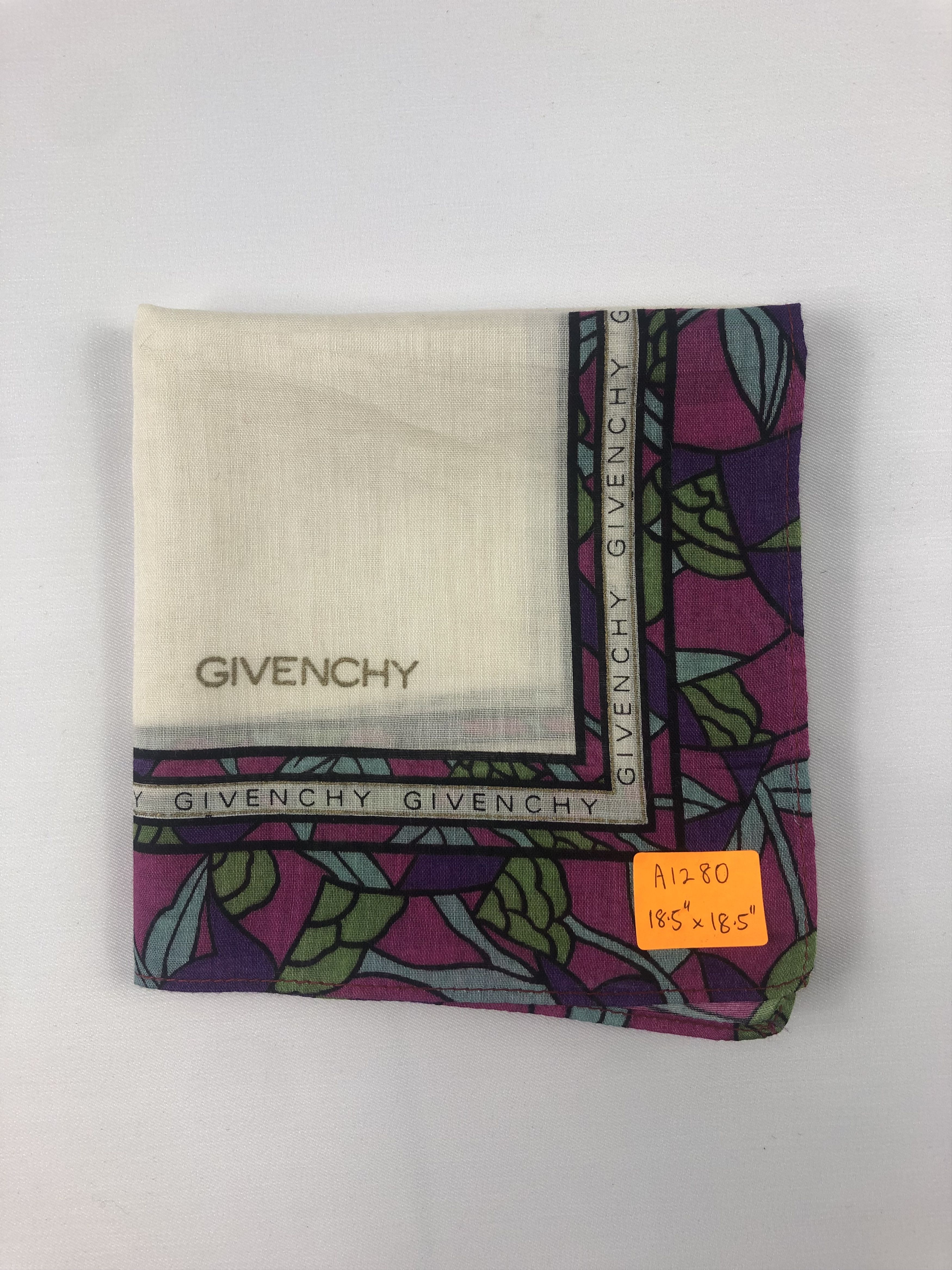 Vintage Givenchy Handkerchief / Bandana / Neckerchief / Headscarf Size ONE SIZE - 6 Thumbnail