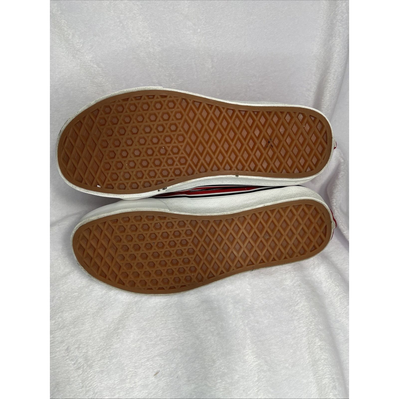 Vans VANS Sk8 Hi-Top Sneaker Red & White - Women’s Sz 6.5 - NICE! Size US 6.5 / EU 39-40 - 6 Thumbnail