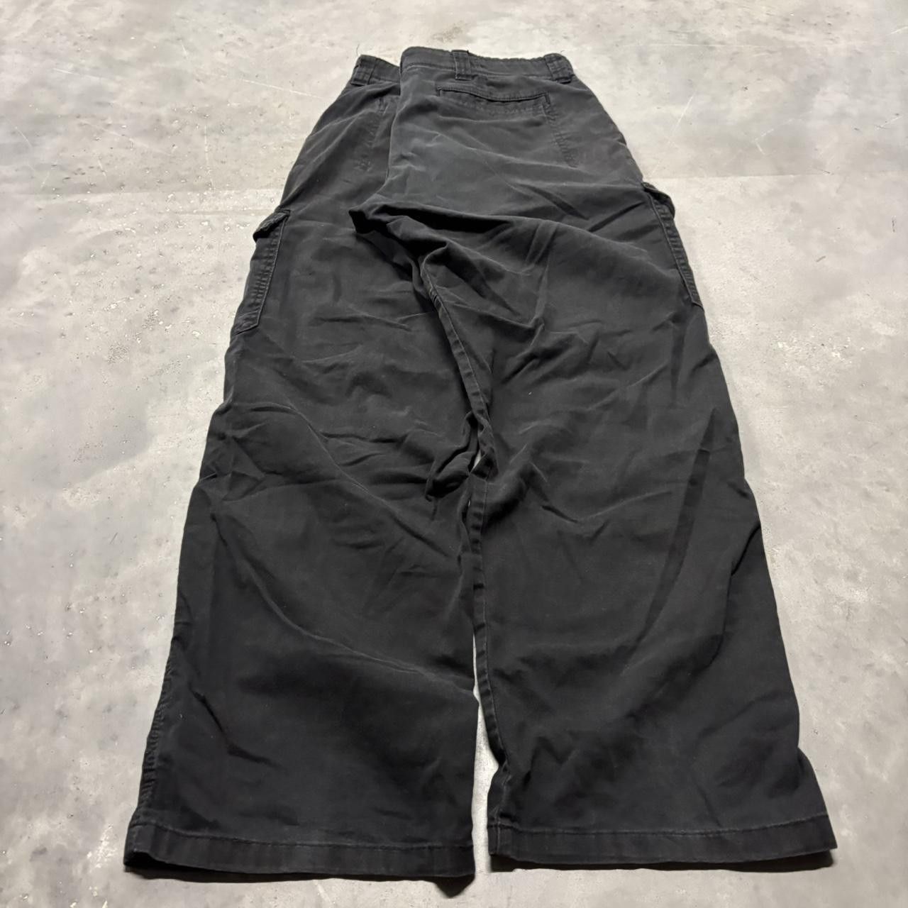 Japanese Brand × Vintage Crazy Vintage Y2K/2000s Grunge Black Streetwear Skater Cargo Pants! Size US 34 / EU 50 - 4 Thumbnail