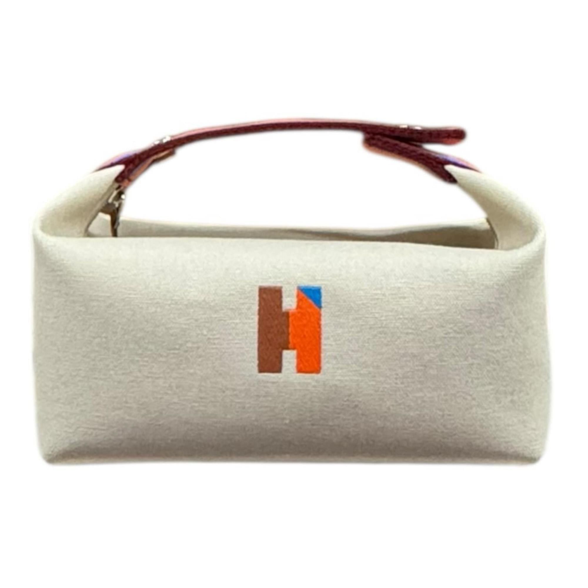 Hermes Hermes Bride à Brac PM Handbag, Cotton, White, Women's, HERMES, Used Size ONE SIZE - 1 Thumbnail