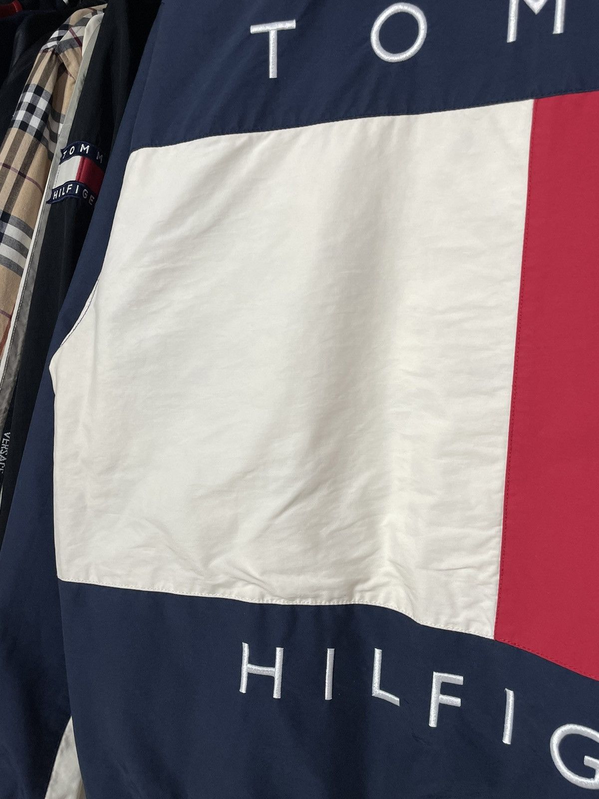 Japanese Brand × Tommy Hilfiger × Vintage Jacket Tommy Hilfiger Big Flag 90’s Vintage Reversible Size US M / EU 48-50 / 2 - 5 Thumbnail