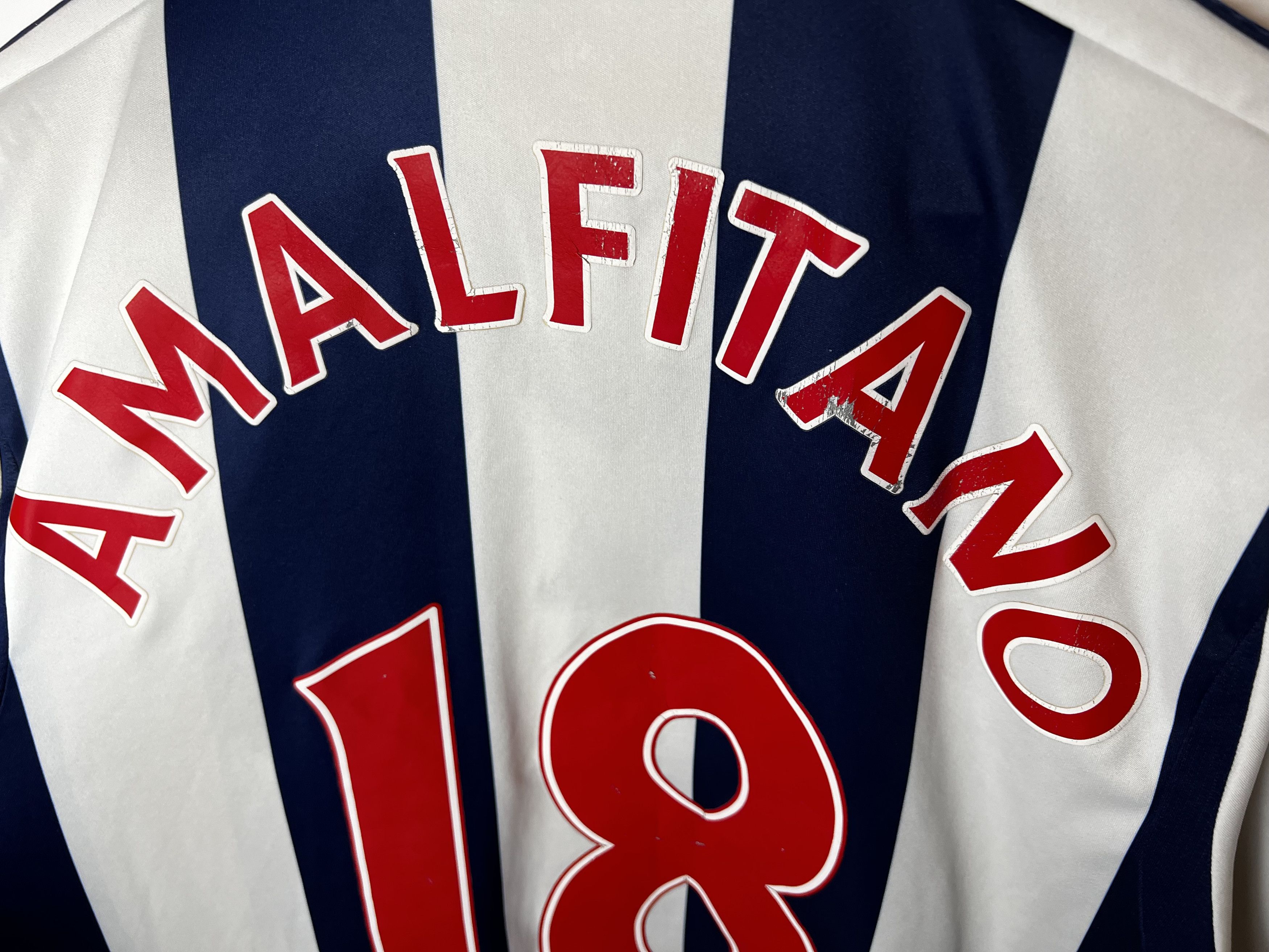 Adidas WEST BROMWICH ALBION 2014 HOME FOOTBALL SHIRT SOCCER JERSEY Size US L / EU 52-54 / 3 - 3 Thumbnail