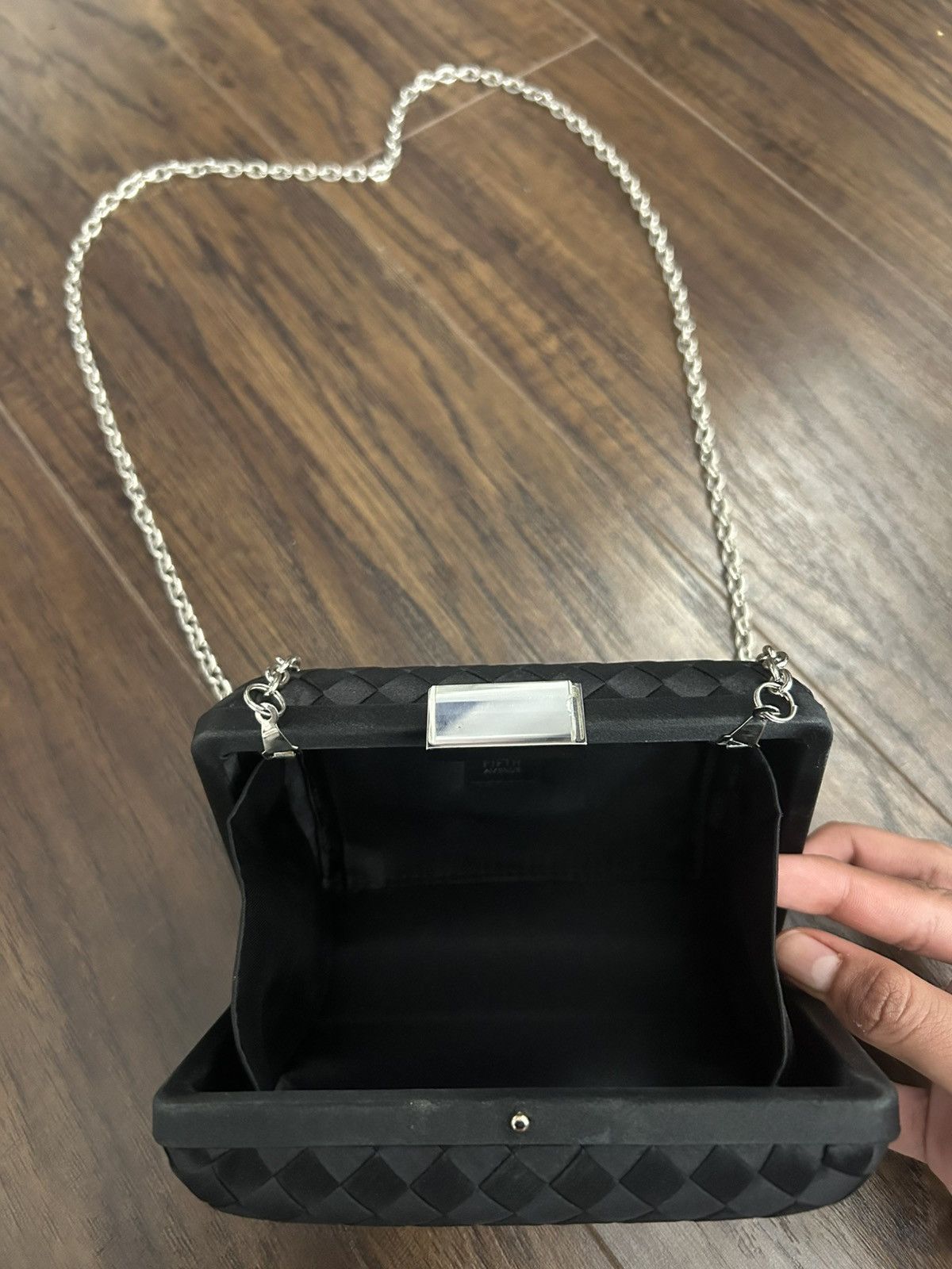 Other Black Woven Clutch Size ONE SIZE - 3 Thumbnail