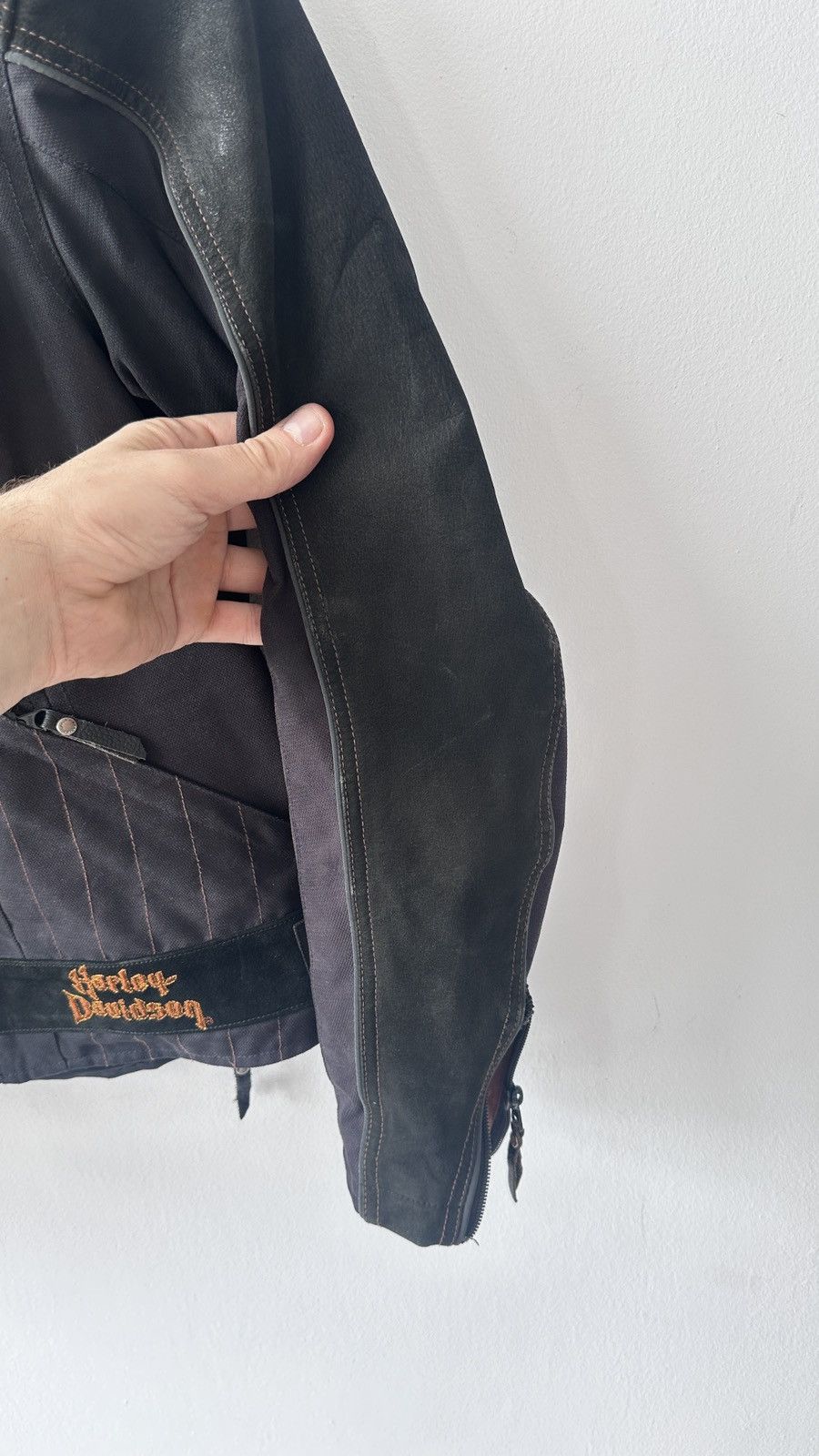 Harley Davidson Harley-Davidson Archival Moto Jacket Black/Copper Embroidery Size S / US 4 / IT 40 - 11 Thumbnail