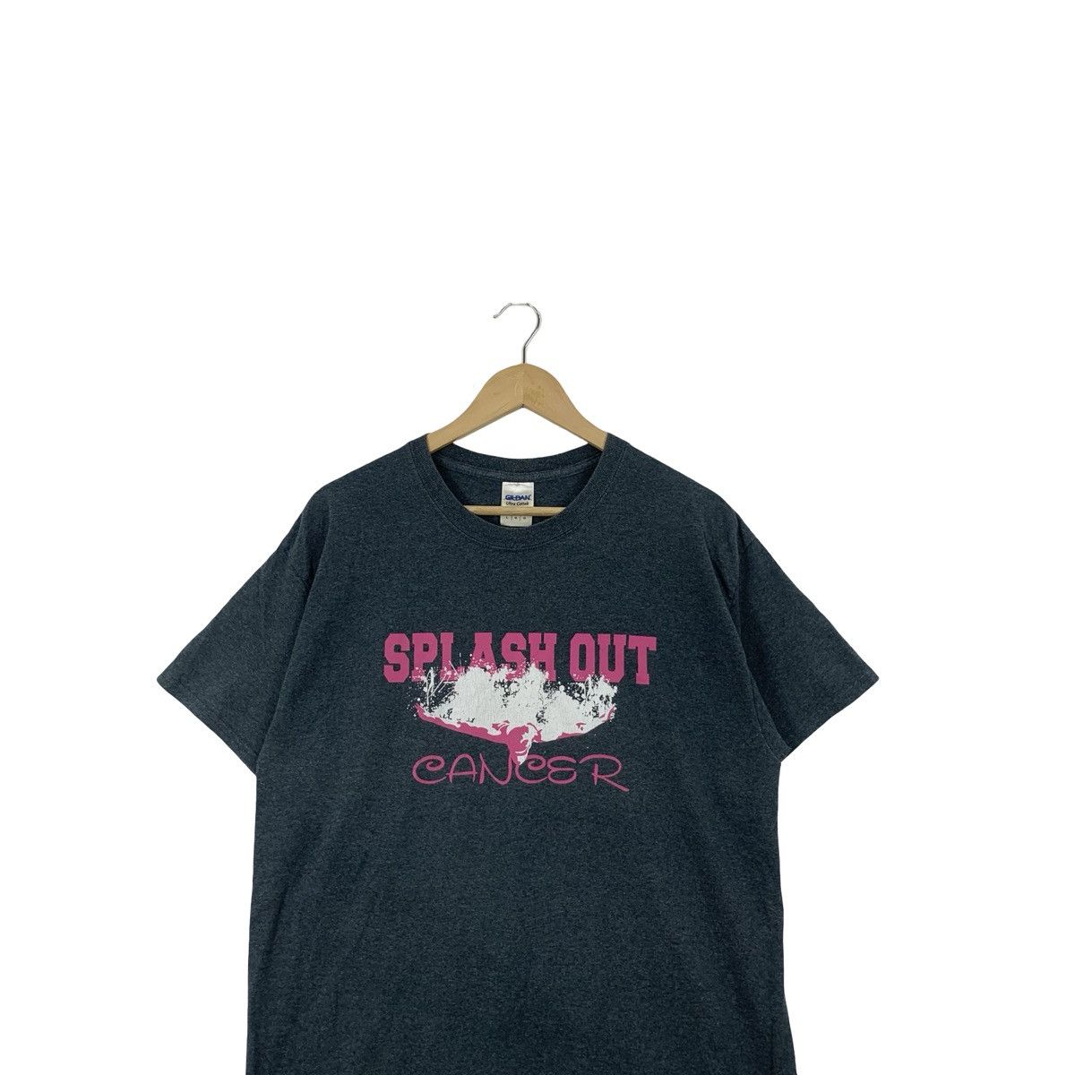 Other SPLASH OUT CANCER Breast Cancer Awareness Tee Shirt Top Size US L / EU 52-54 / 3 - 2 Thumbnail