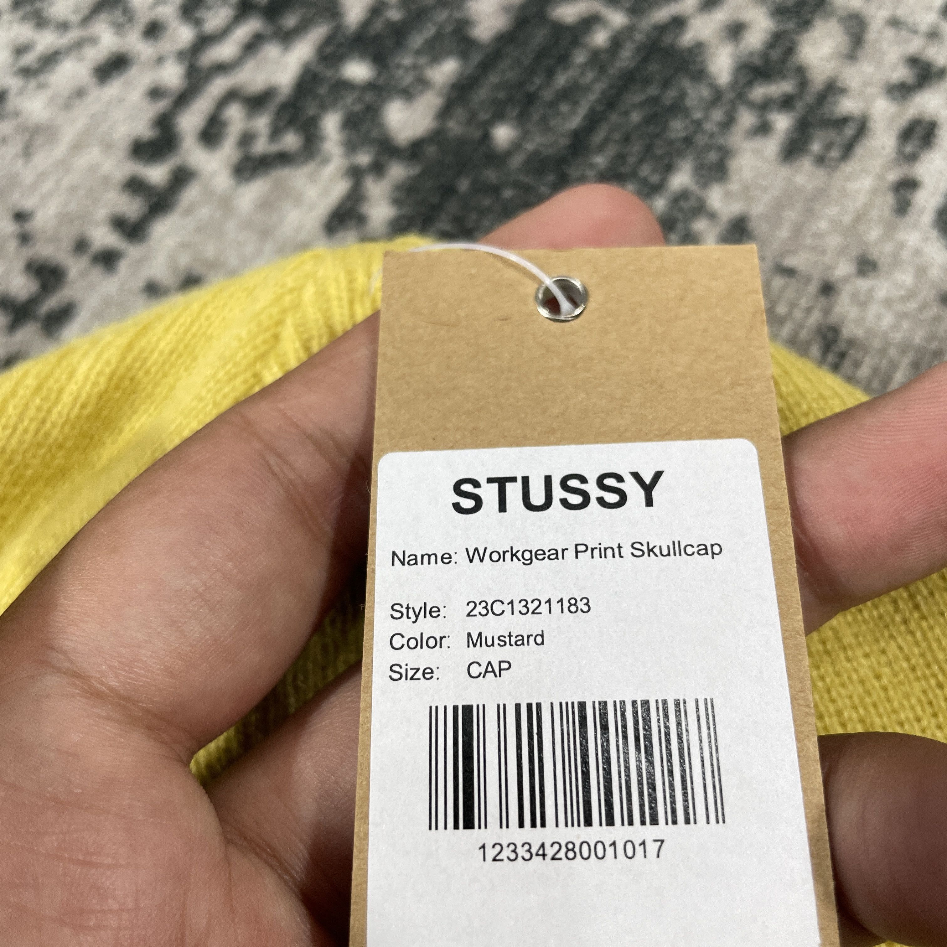 Stussy Stussy Work Gear Skullcap Beanie Mustard Size ONE SIZE - 3 Thumbnail
