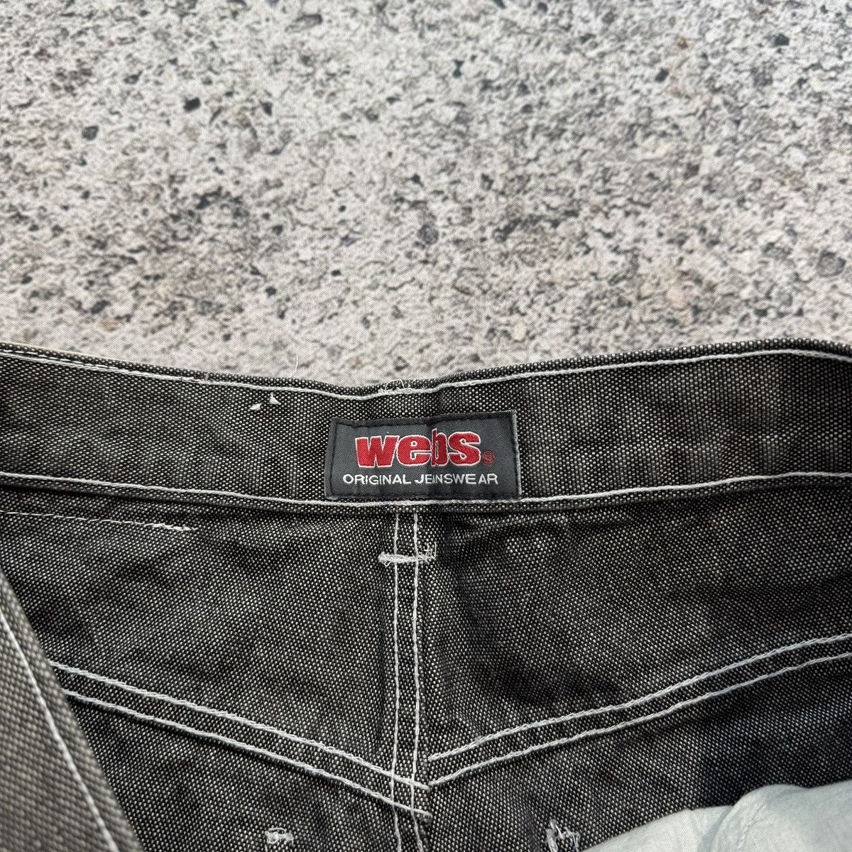 JNCO 90s Y2K Baggy Wide Leg Cargo Denim Skater Jean Shorts Size US 34 / EU 50 - 4 Thumbnail