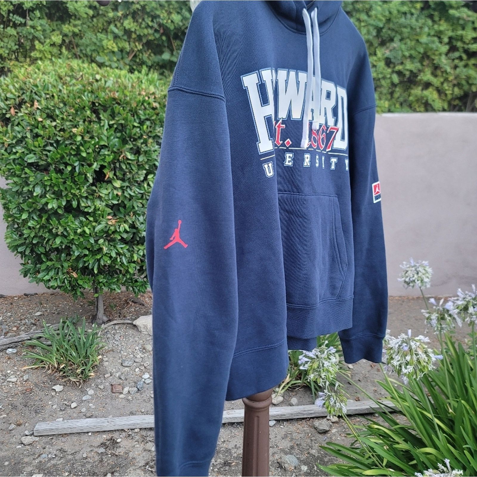 Jordan Brand Air Jordan X Howard University Pullover Hoodie Size XS / US 0-2 / IT 36-38 - 7 Thumbnail