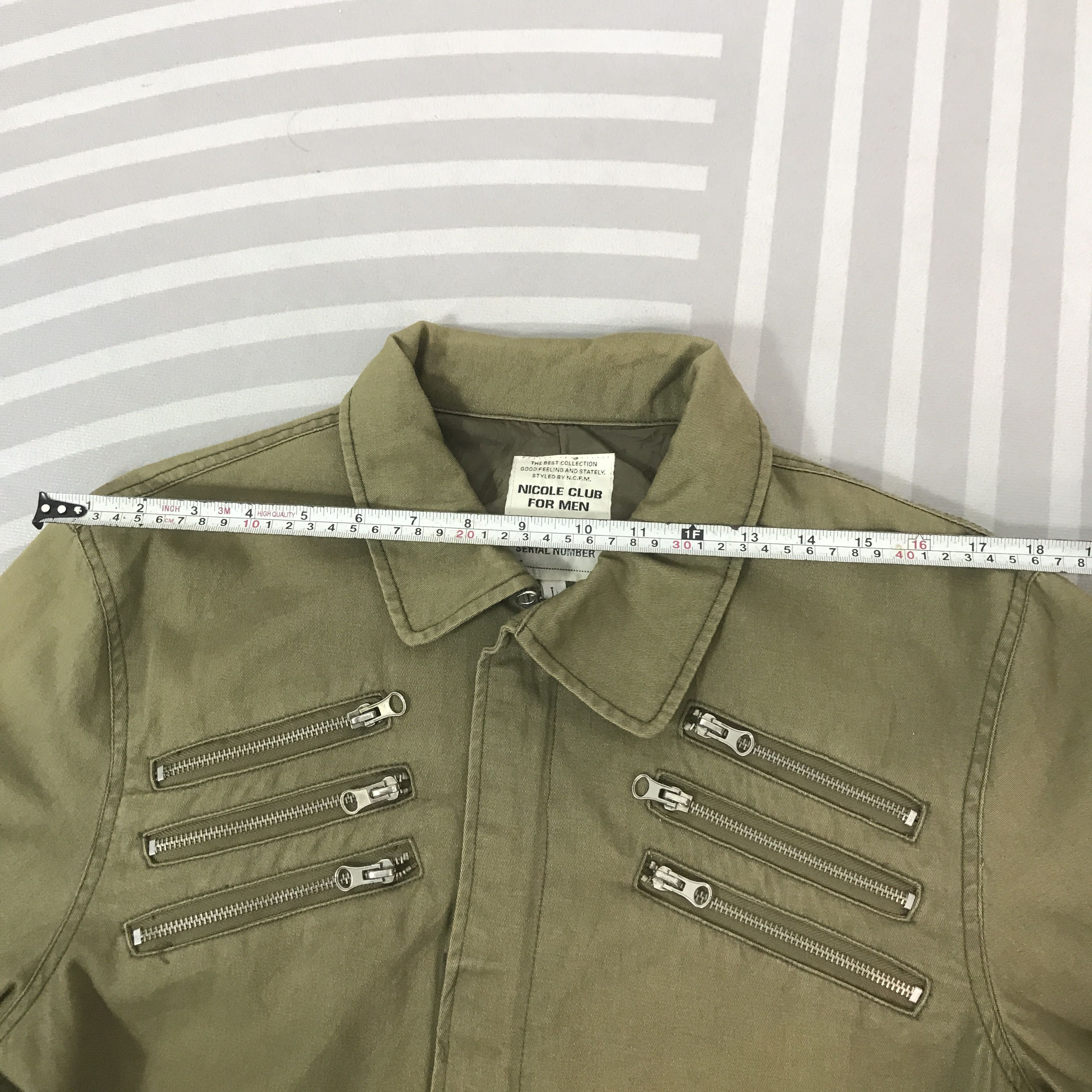 Nicole Club Vintage Nicole Club multizipper faded Jacket K70B1 Size US L / EU 52-54 / 3 - 6 Thumbnail