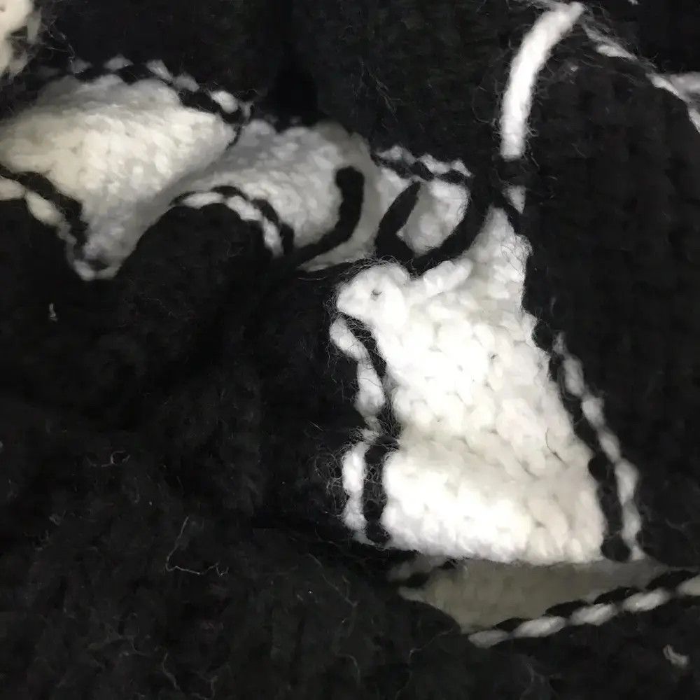 Japanese Brand × Vintage Japanese Brand Stripe Jail Design Knit Beanie Hat Size ONE SIZE - 5 Thumbnail