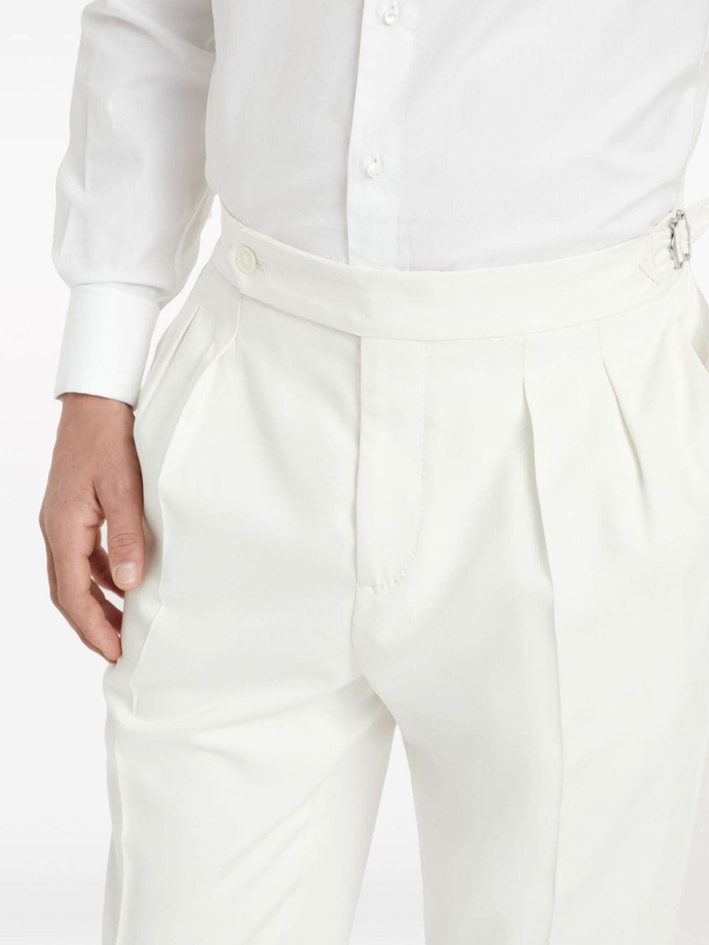 Brunello Cucinelli Pants in Open White Size US 34 / EU 50 - 2 Thumbnail