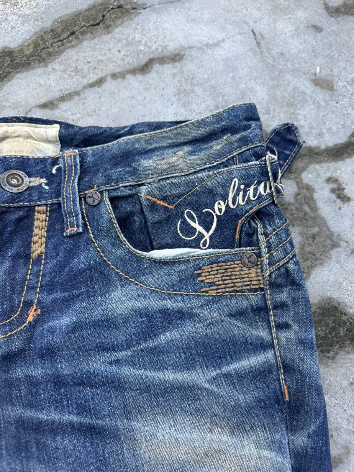 If Six Was Nine LOLITA JEANS Distressed Denim Size 34 Size US 34 / EU 50 - 4 Thumbnail