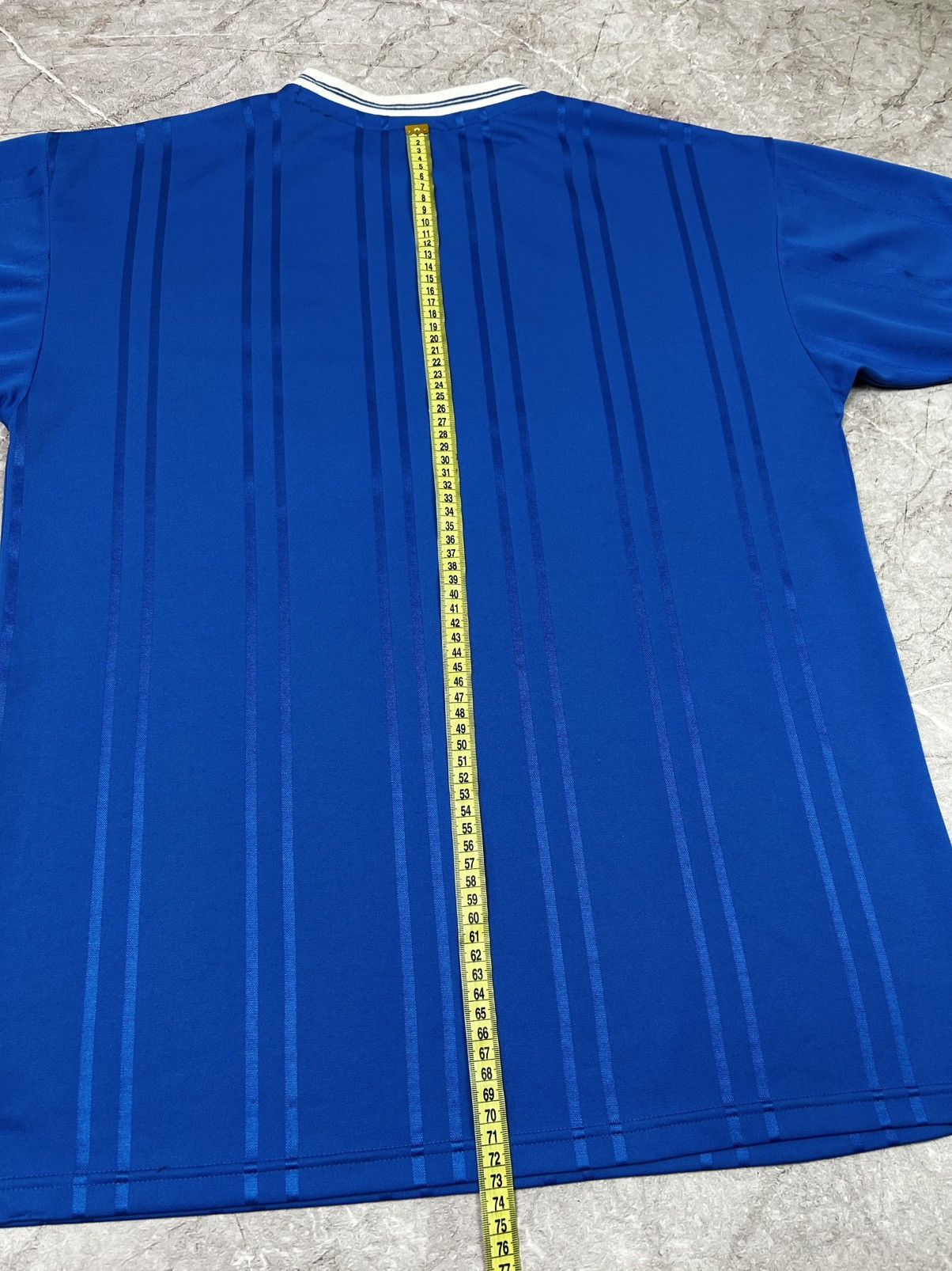 Vintage Vintage 90s Retro Score Draw Everton Soccer Jersey Size US L / EU 52-54 / 3 - 11 Thumbnail