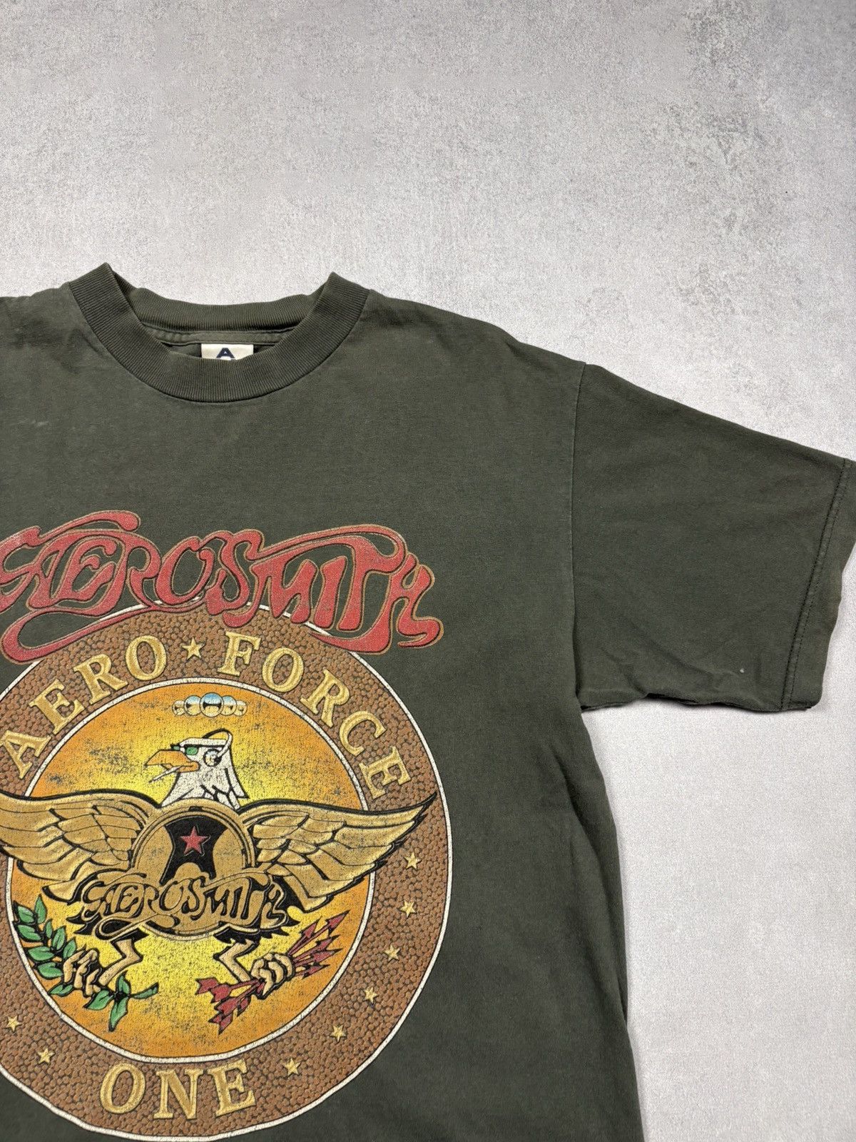 Band Tees Vintage 1999 Aerosmith Aero Force One World Tour Tee 90s USA Size US M / EU 48-50 / 2 - 11 Thumbnail