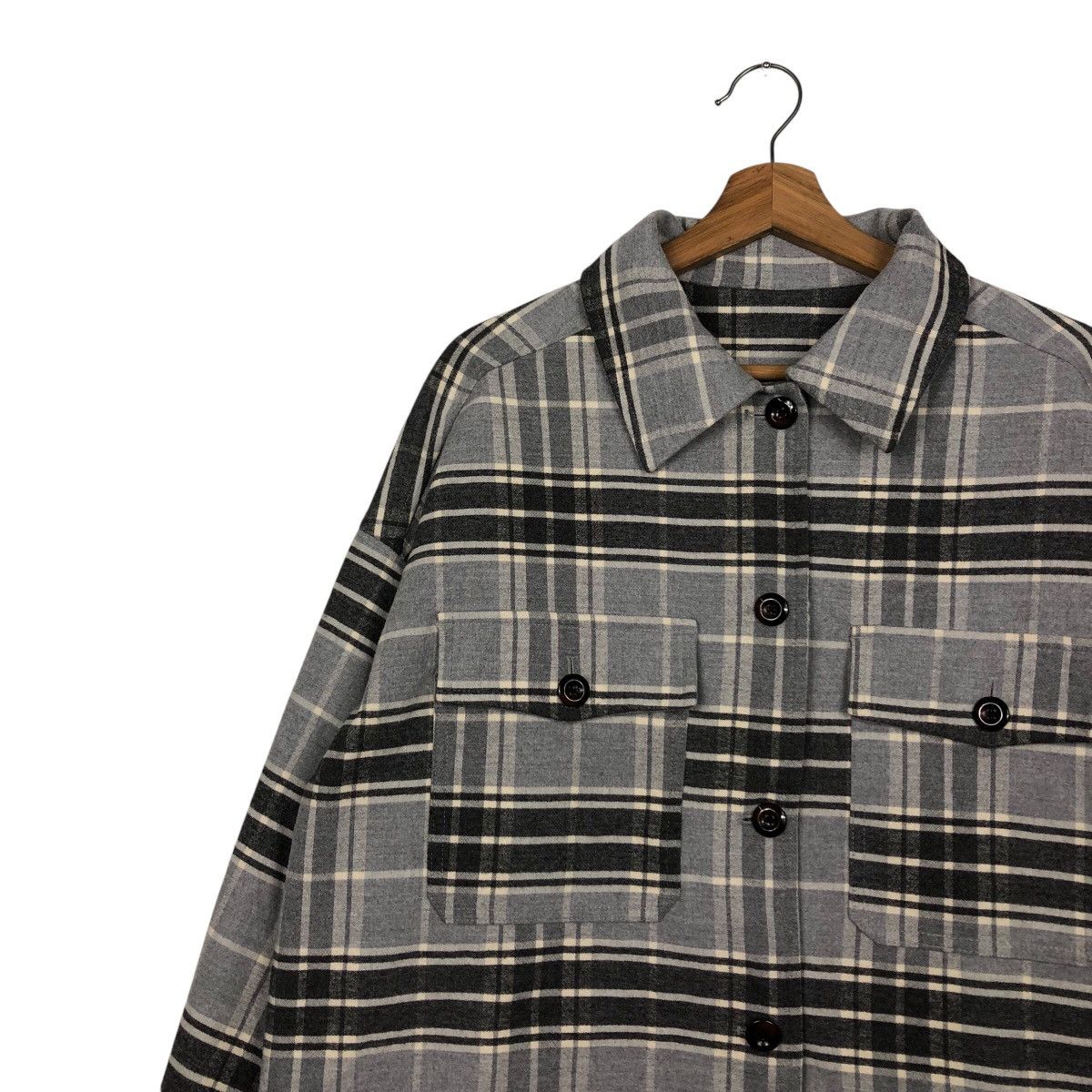 Japanese Brand 📌Vintage Button Jacket Tartan Design GU Japan Issey Miyake Size US XL / EU 56 / 4 - 8 Thumbnail