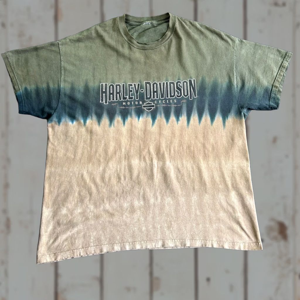 Harley Davidson VINTAGE Harley-Davidson Shirt 2XL Green Downtown Seattle Washington Retro Graphic Print Mens T-Shirt Size US XXL / EU 58 / 5 - 1 Thumbnail