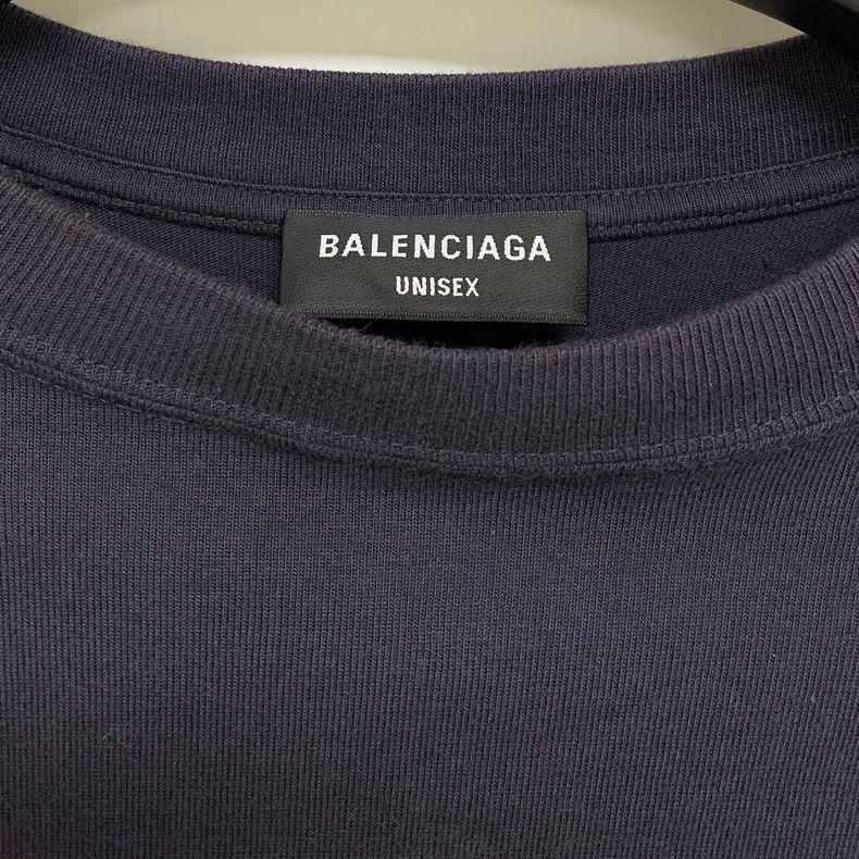 Balenciaga Balenciaga Fake two-piece hoodie, navy blue Size US S / EU 44-46 / 1 - 2 Thumbnail