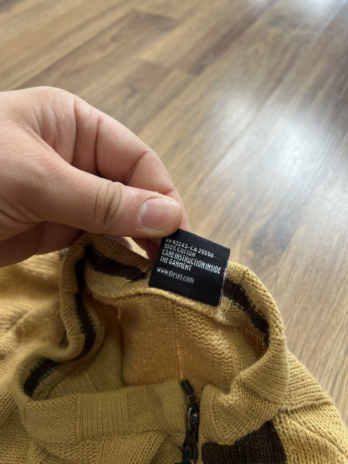 Diesel Diesel 100% Cotton Sweater with Unique Design - Size X-Large Size XL / US 12-14 / IT 48-50 - 8 Thumbnail