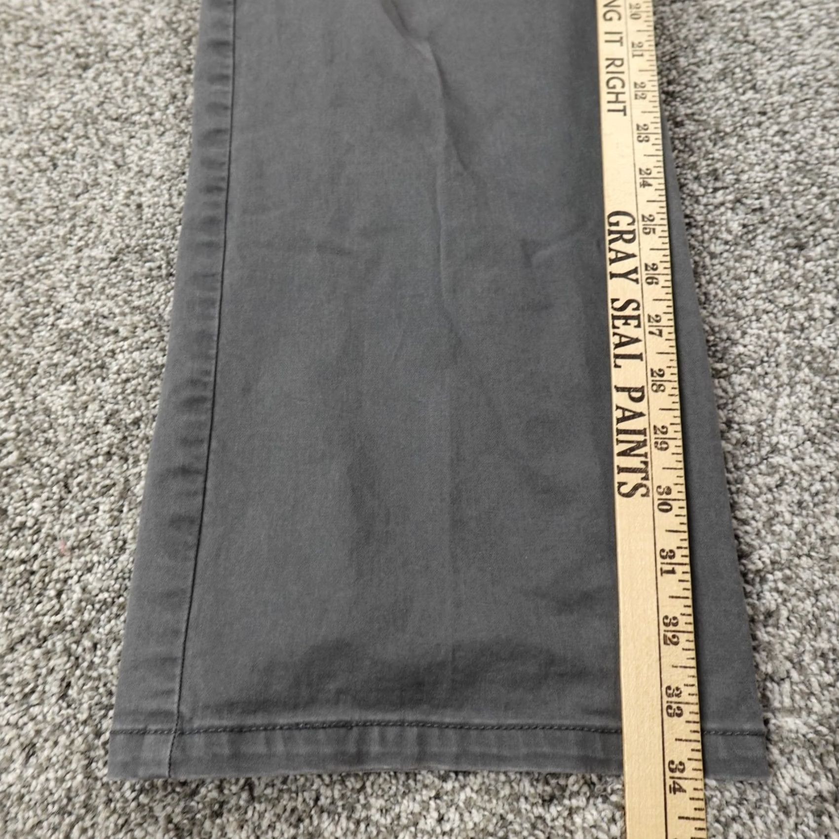 Flint And Tinder Flint And Tinder Pants Mens 38X34 Gray 5-Pocket Jean Straight Huckberry Pants Size US 38 / EU 54 - 3 Thumbnail