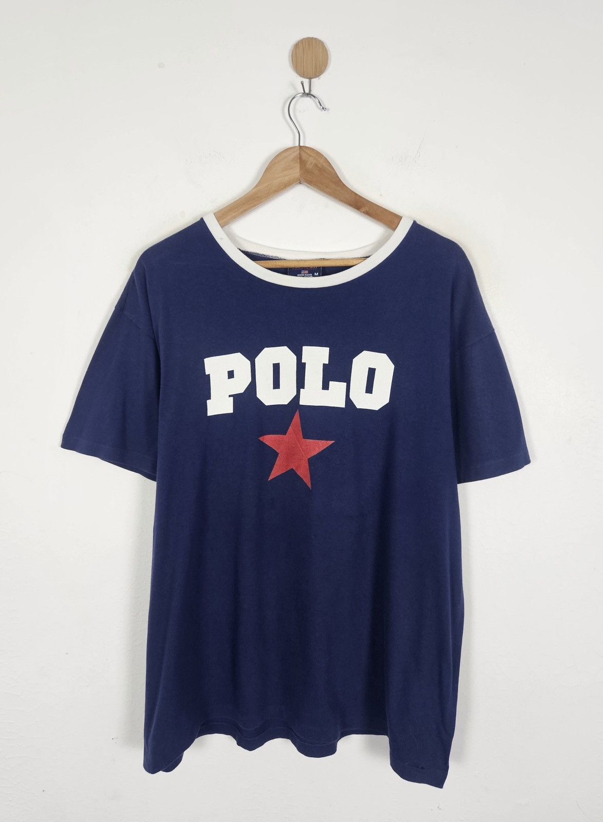 Polo Ralph Lauren Vintage Polo Sport Ralph Lauren RL Star tee Size US M / EU 48-50 / 2 - 1 Thumbnail