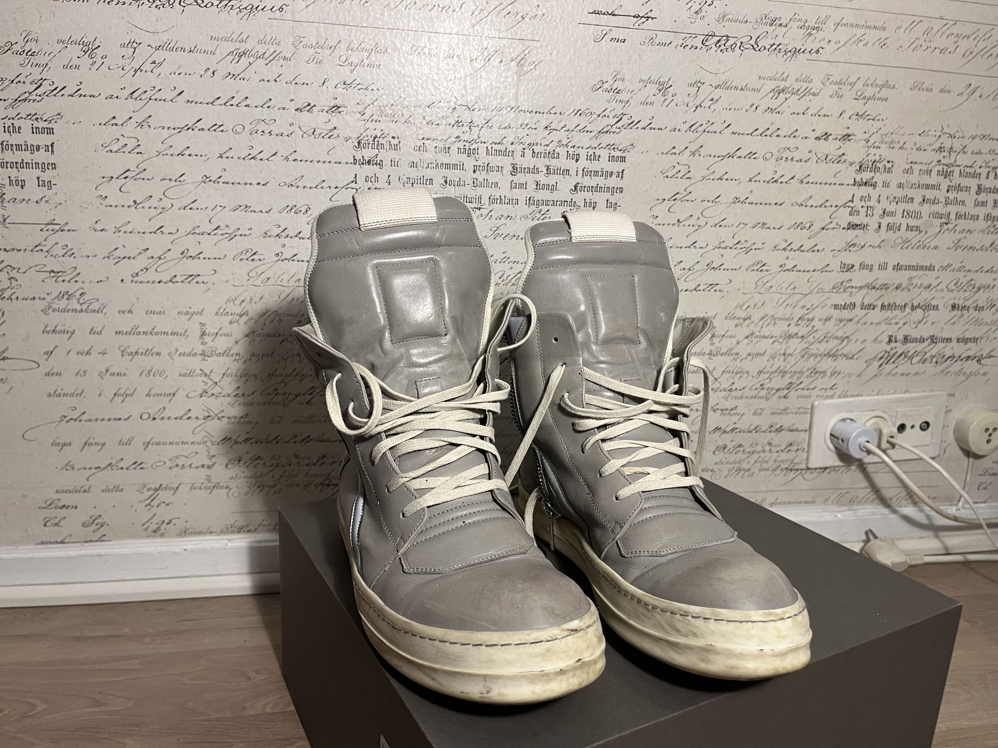 Rick Owens Rick Owens Pearl Geobaskets Size US 9 / EU 42 - 1 Thumbnail