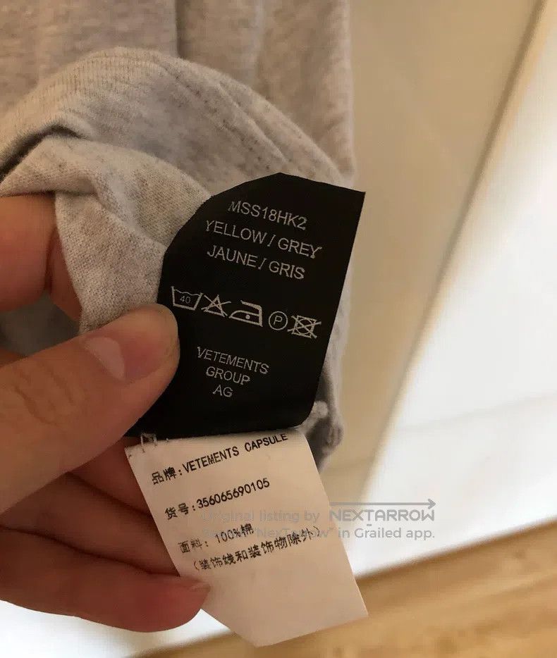 Vetements Vetements T-Shirt Size US XS / EU 42 / 0 - 6 Thumbnail