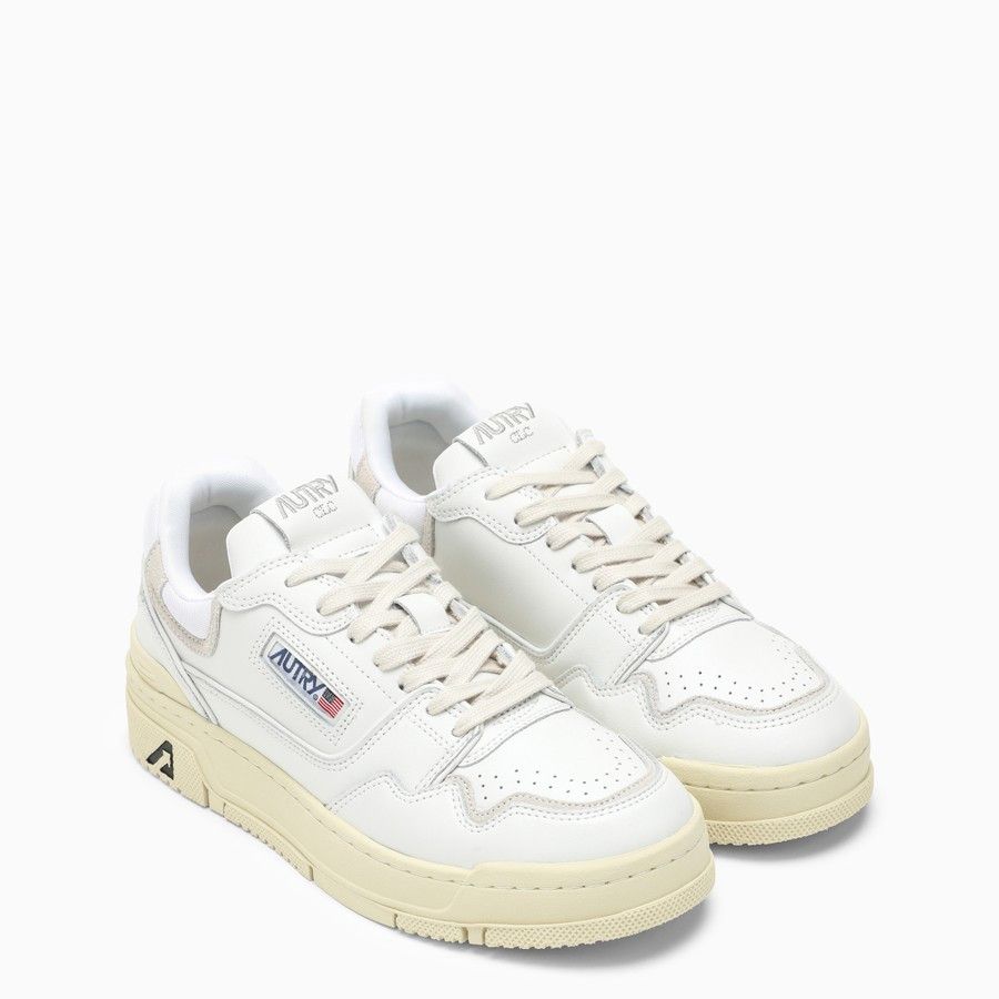 AUTRY o1d2blof0824 Leather Low Trainers in White Size US 10 / IT 40 - 2 Thumbnail