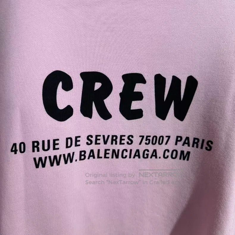 Balenciaga Balenciaga Pink Crew Hoodie Sweatshirt Size US XS / EU 42 / 0 - 3 Thumbnail