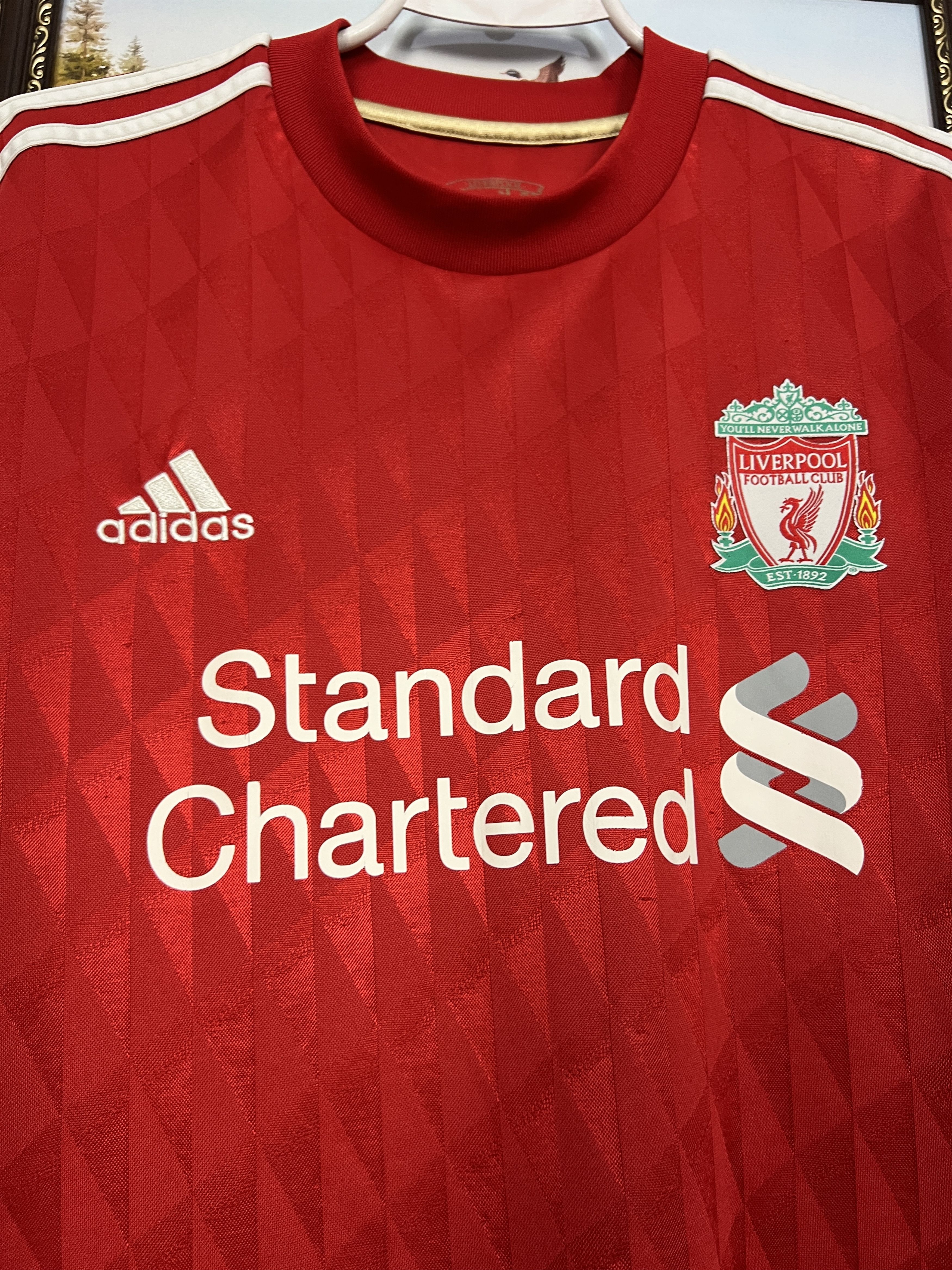 Adidas Liverpool Home football shirt Soccer #18 Kuyt Jersey Trikot Size US M / EU 48-50 / 2 - 5 Thumbnail